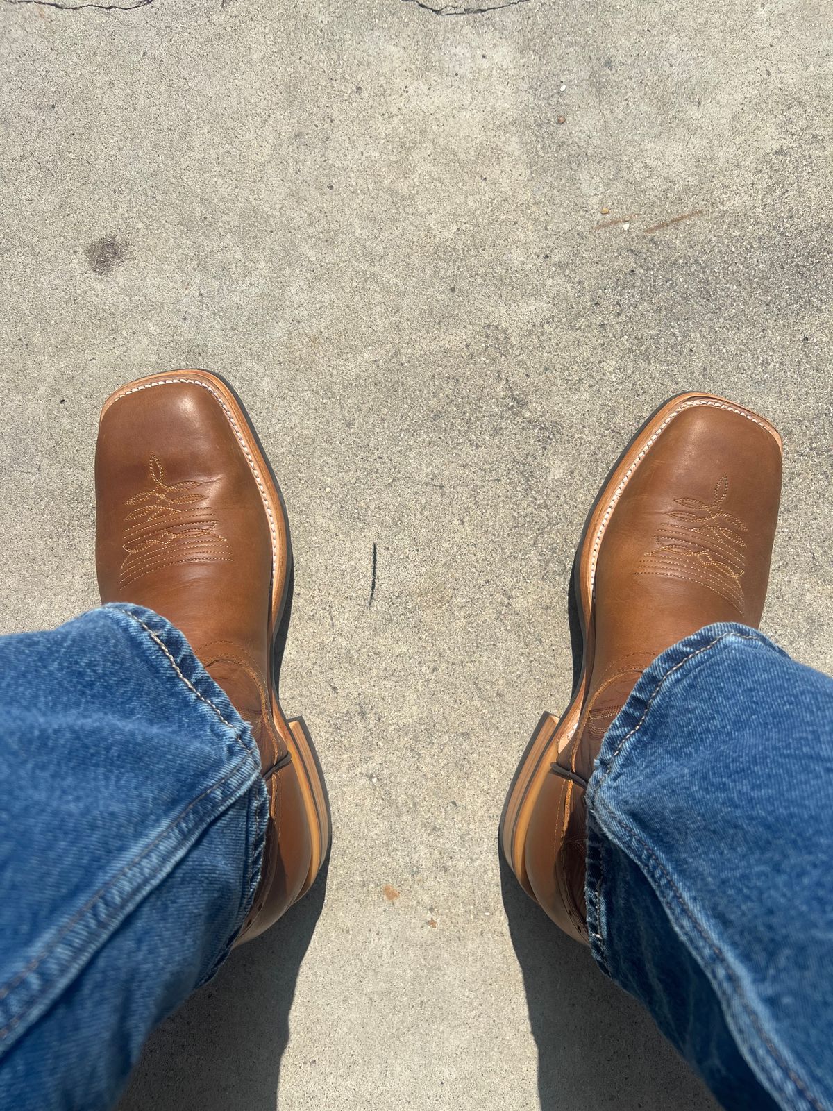 Photo by 1stKazoo on June 5, 2026 of the Hondo Boots 2100 in Tan Waxy.