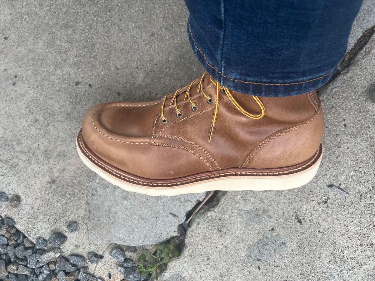 Photo by 1stKazoo on May 4, 2025 of the Truman Moc Toe in Seidel Sesame Double Shot.