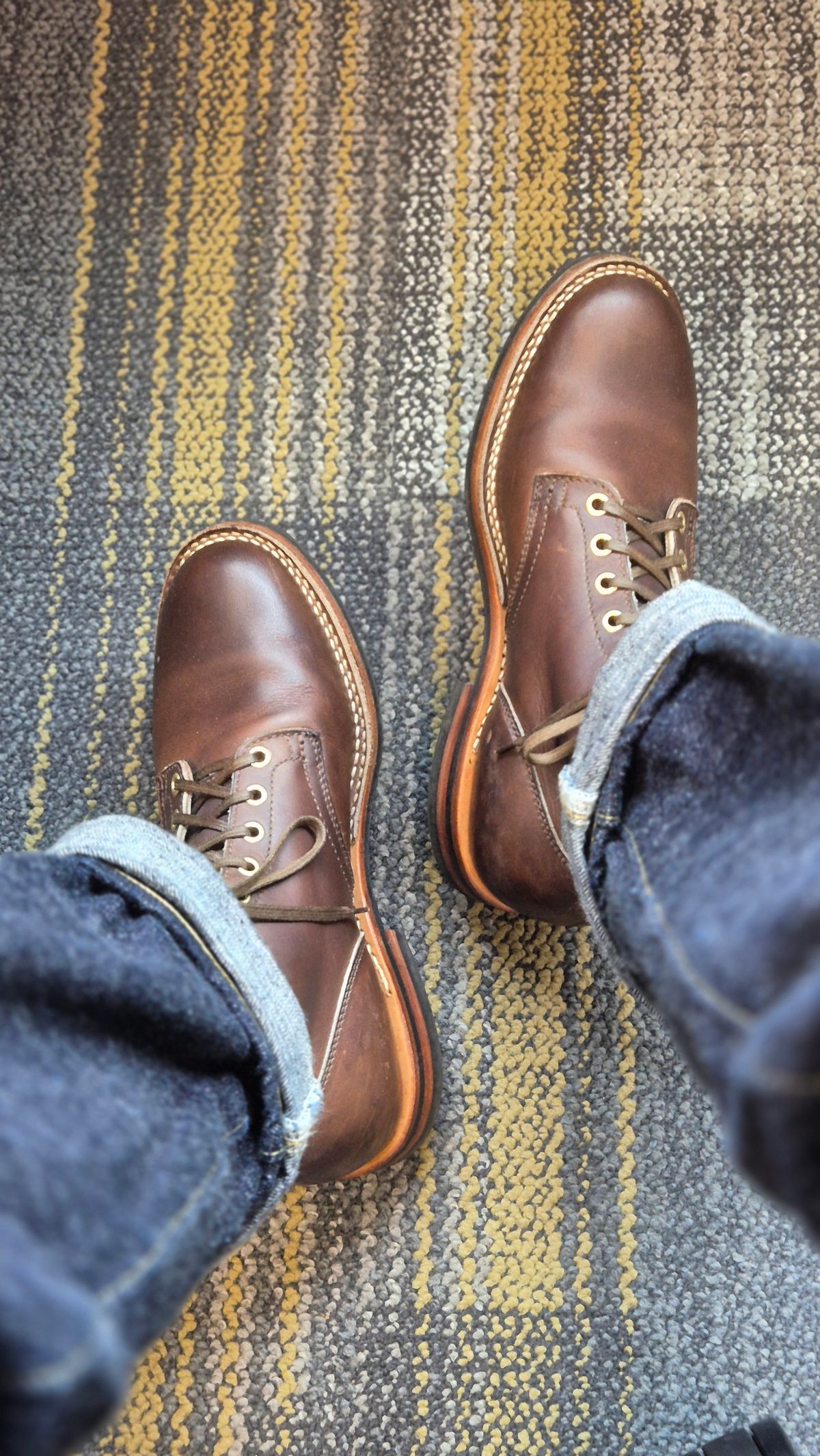 Photo by mykoh on March 12, 2026 of the Viberg Service Boot in Coffee Chromepak.