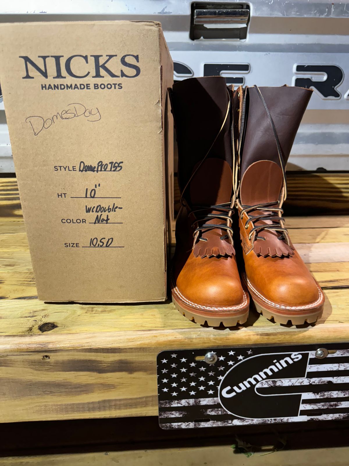 Photo by rtucker6508 on October 1, 2024 of the Nicks DomePro in Wickett & Craig Natural Double Stuffed.