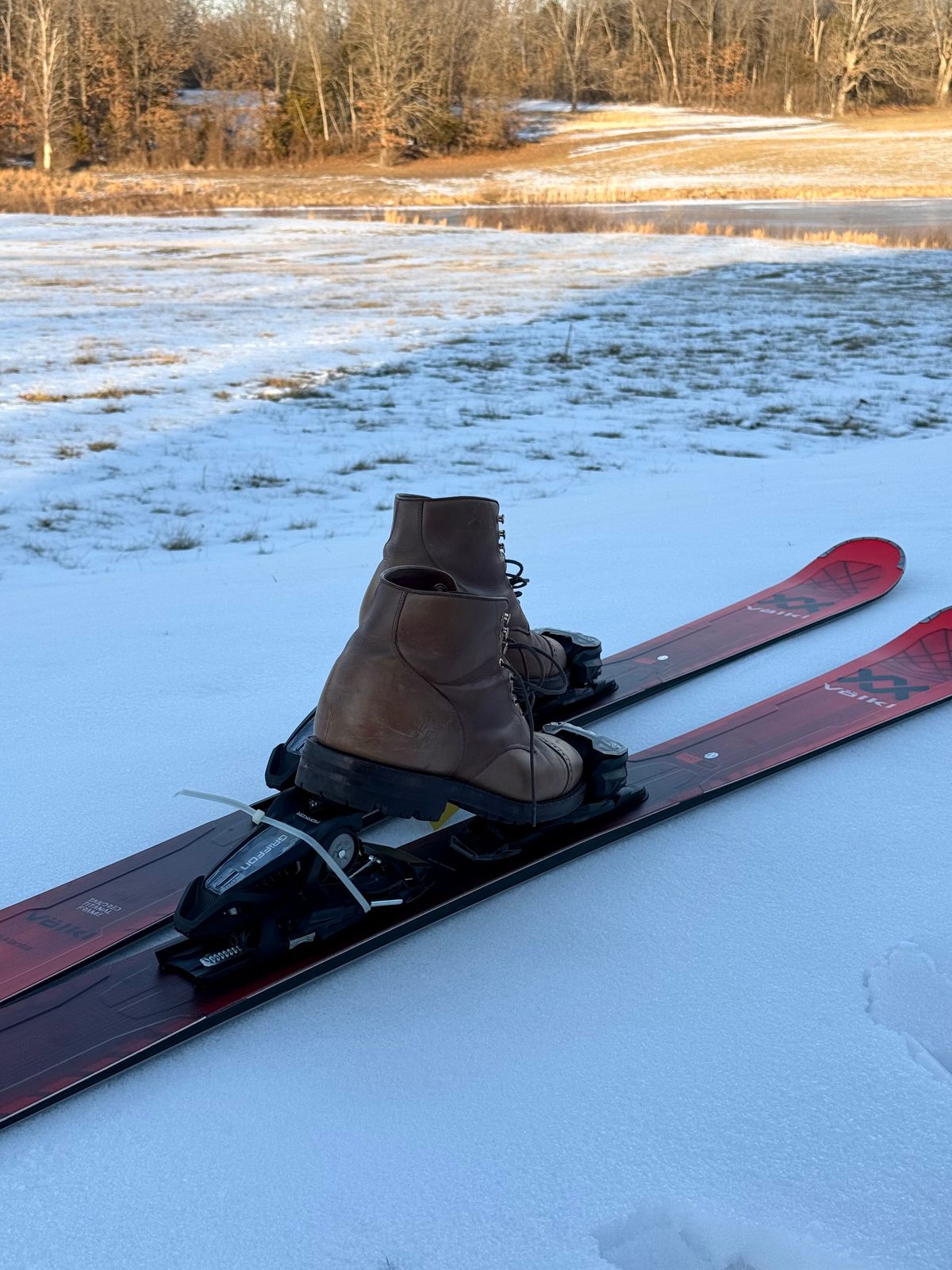 Photo by morrislm21 on February 4, 2026 of the Grant Stone Garrison Boot in Horween Dune Chromexcel.