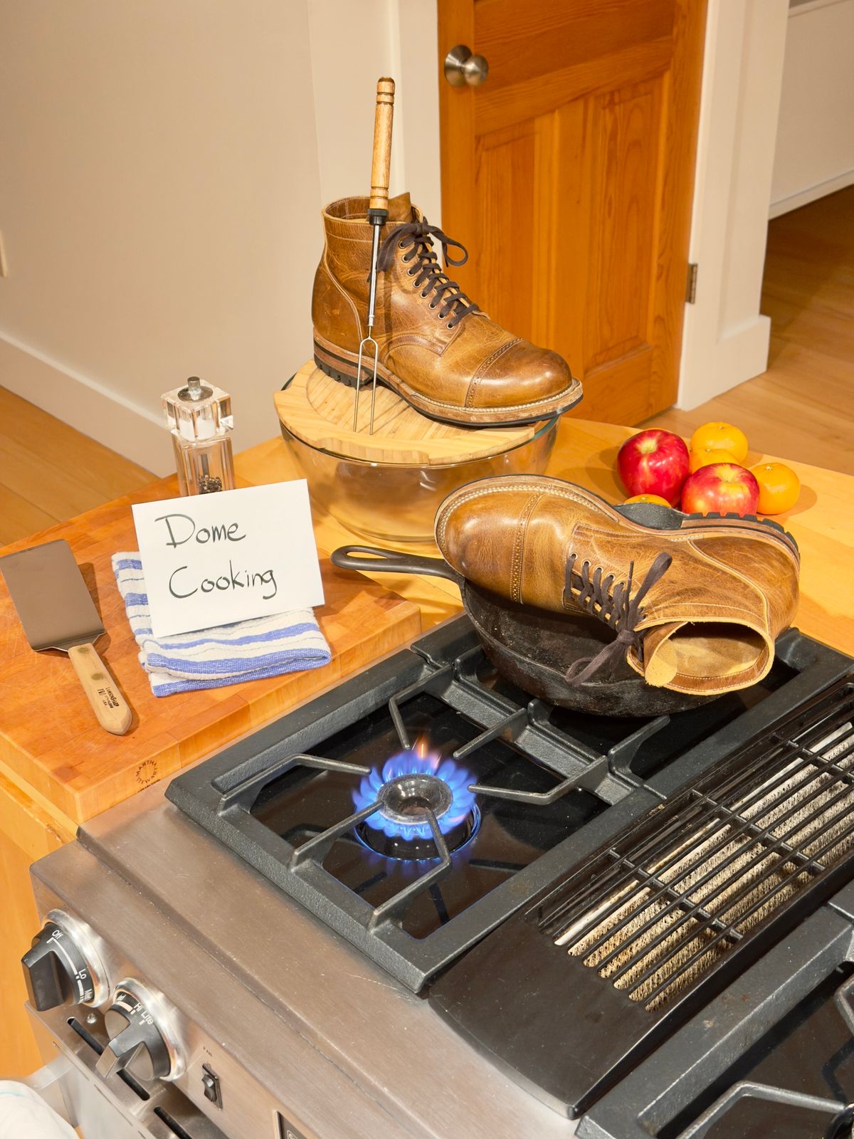 Photo by Aberhood on November 1, 2025 of the Viberg Service Boot BCT in Horween Natural Cypress.