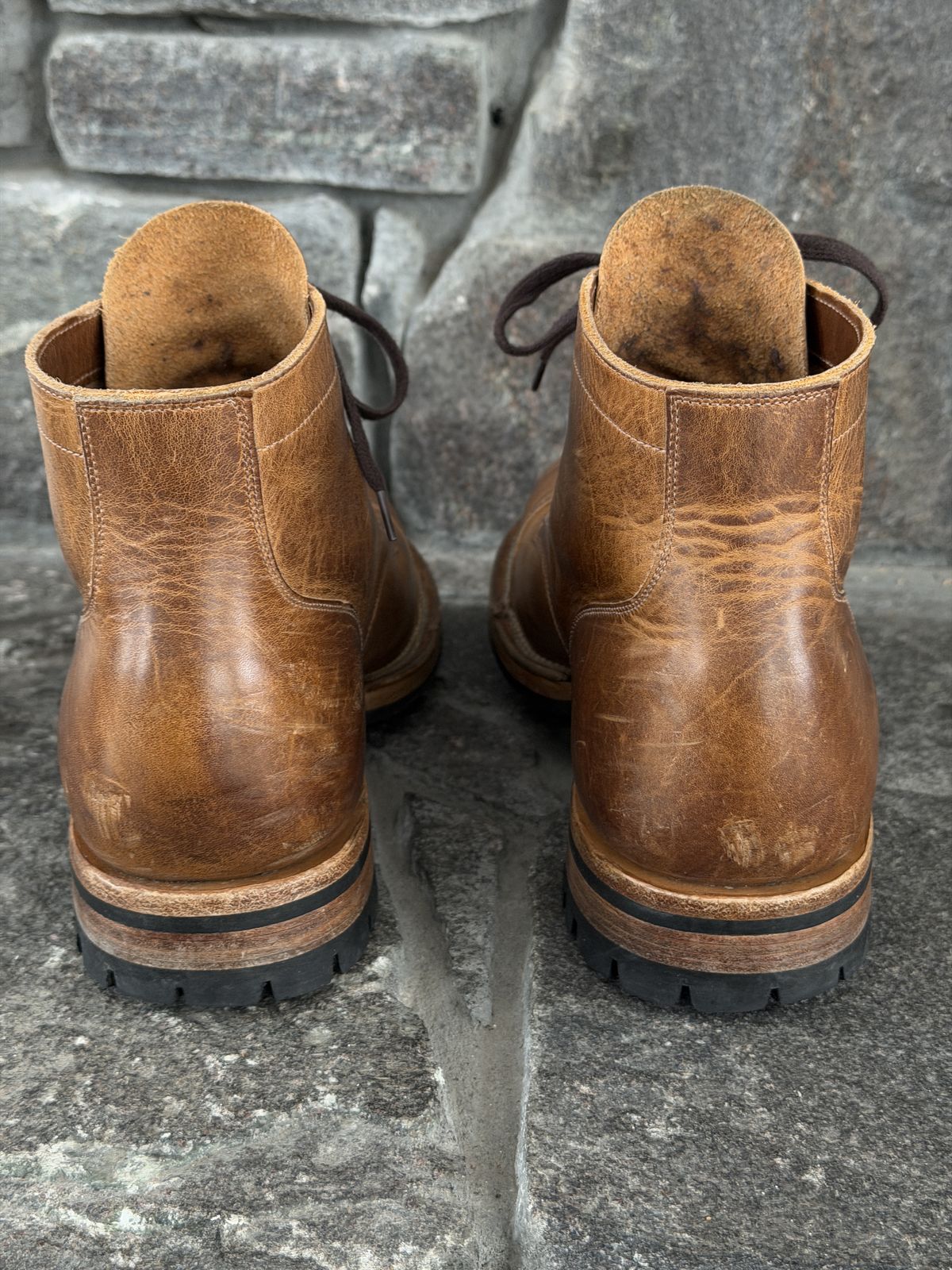 Photo by Aberhood on December 2, 2025 of the Viberg Service Boot BCT in Horween Natural Cypress.