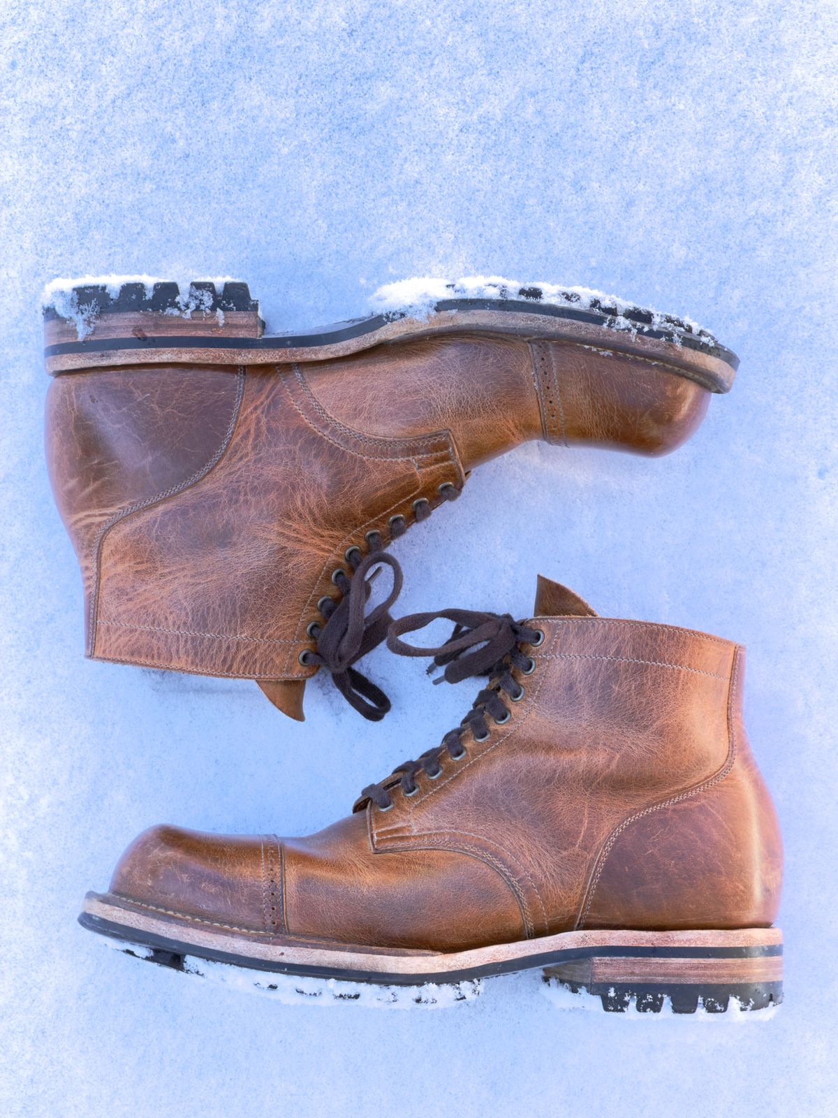 Photo by Aberhood on March 1, 2026 of the Viberg Service Boot BCT in Horween Natural Cypress.