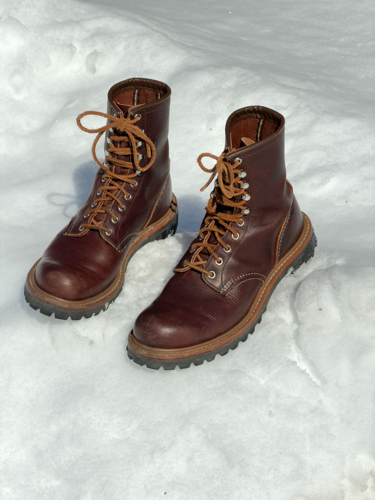 Photo by Aberhood on March 1, 2026 of the Red Wing Logger in S.B. Foot Briar Oil Slick.