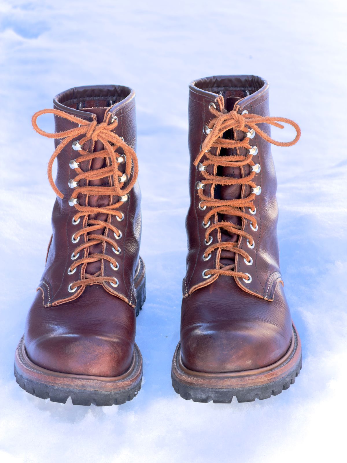 Photo by Aberhood on March 1, 2026 of the Red Wing Logger in S.B. Foot Briar Oil Slick.