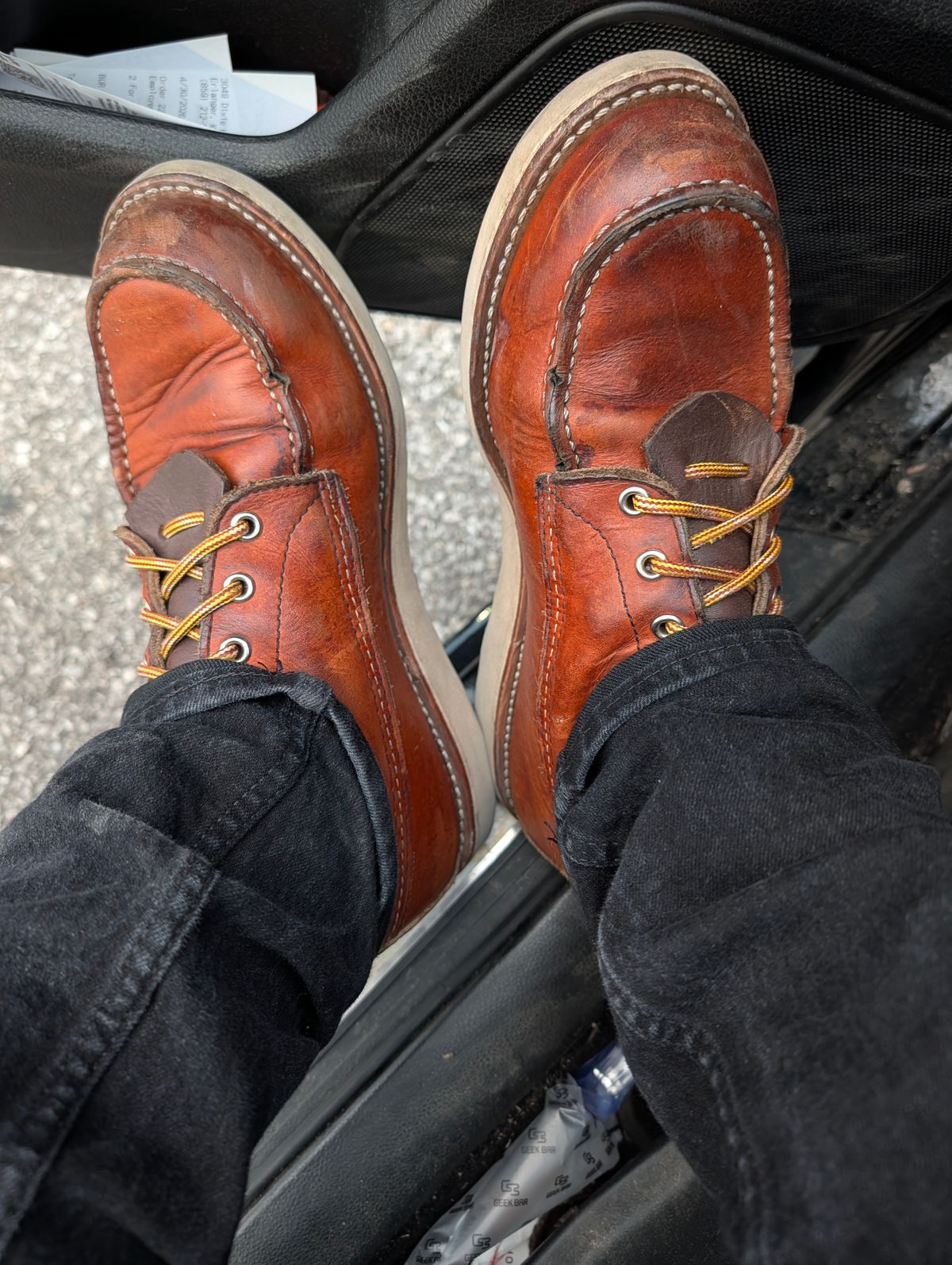 Photo by Ginde0666 on May 10, 2026 of the Red Wing 8-Inch Classic Moc in S.B. Foot Oro Legacy.