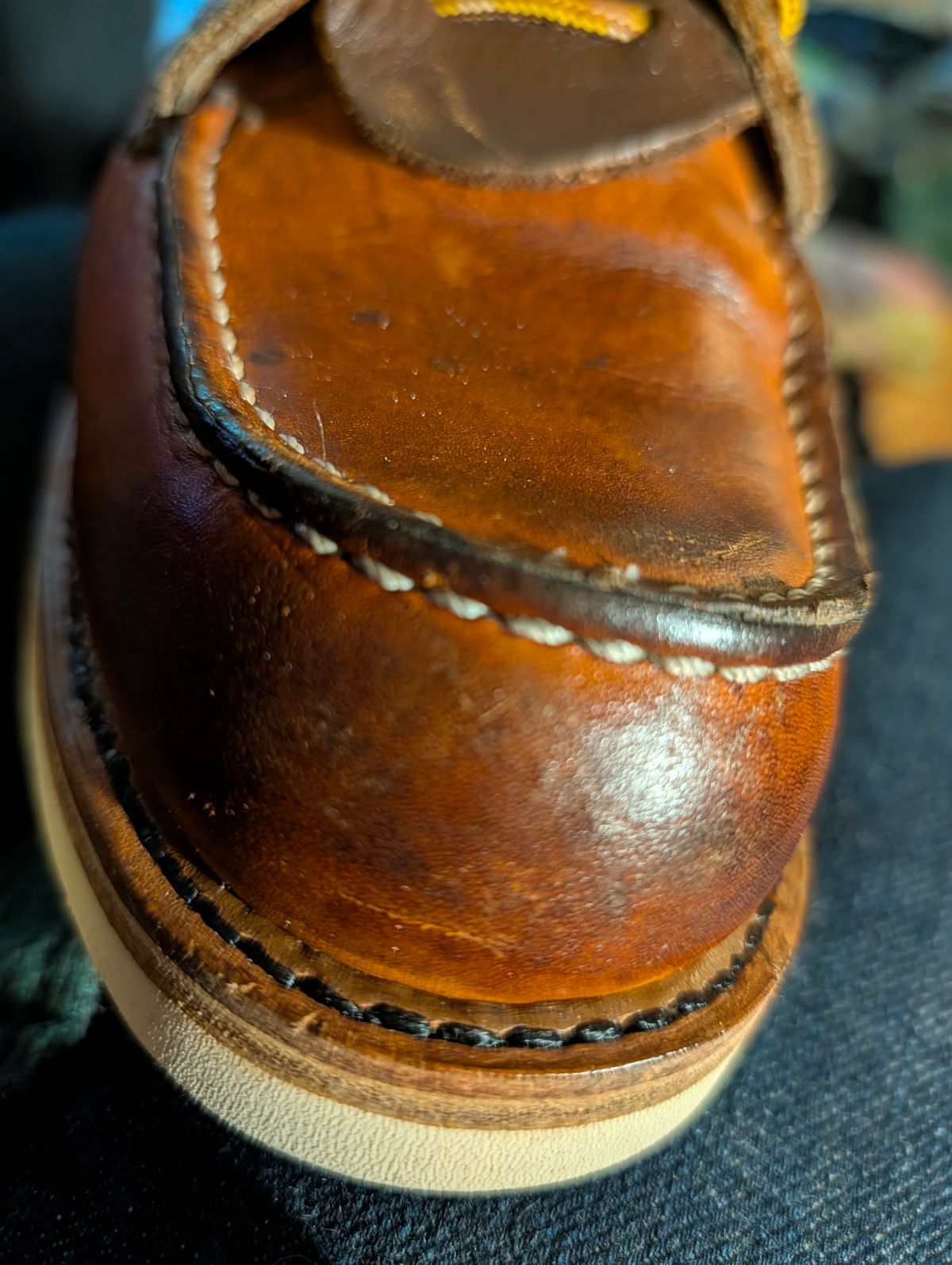 Photo by Ginde0666 on May 22, 2026 of the Red Wing 8-Inch Classic Moc in S.B. Foot Oro Legacy.