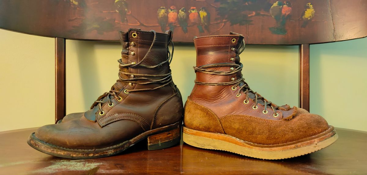 Photo by Ginde0666 on September 29, 2025 of the Frank's Boots Rainier in Seidel Chocolate Oil Tan & Seidel Chocolate Oil Tan Roughout.