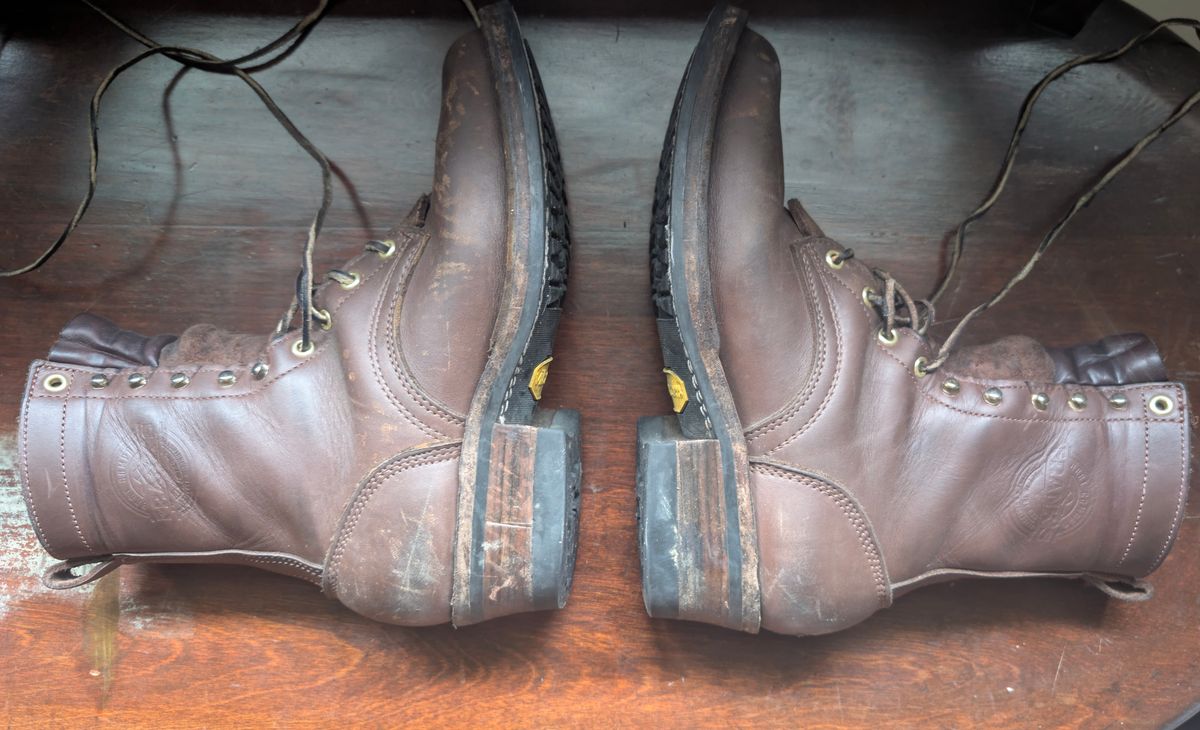 Photo by Ginde0666 on May 20, 2025 of the Frank's Boots Front Range in Seidel Walnut Oil Tan.