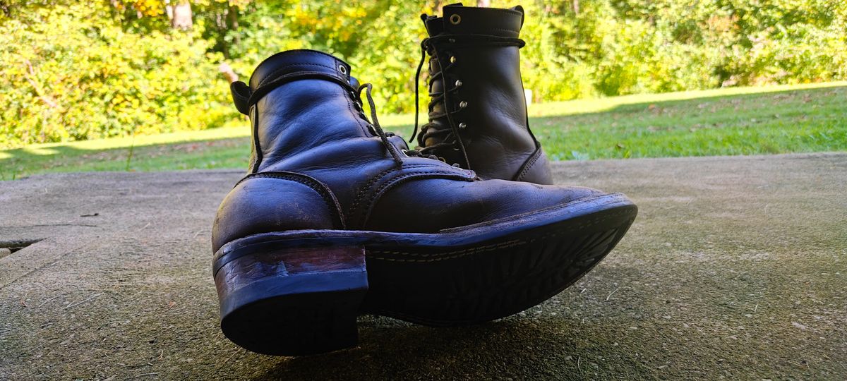 Photo by Ginde0666 on October 21, 2025 of the Frank's Boots Front Range in Seidel Walnut Oil Tan.