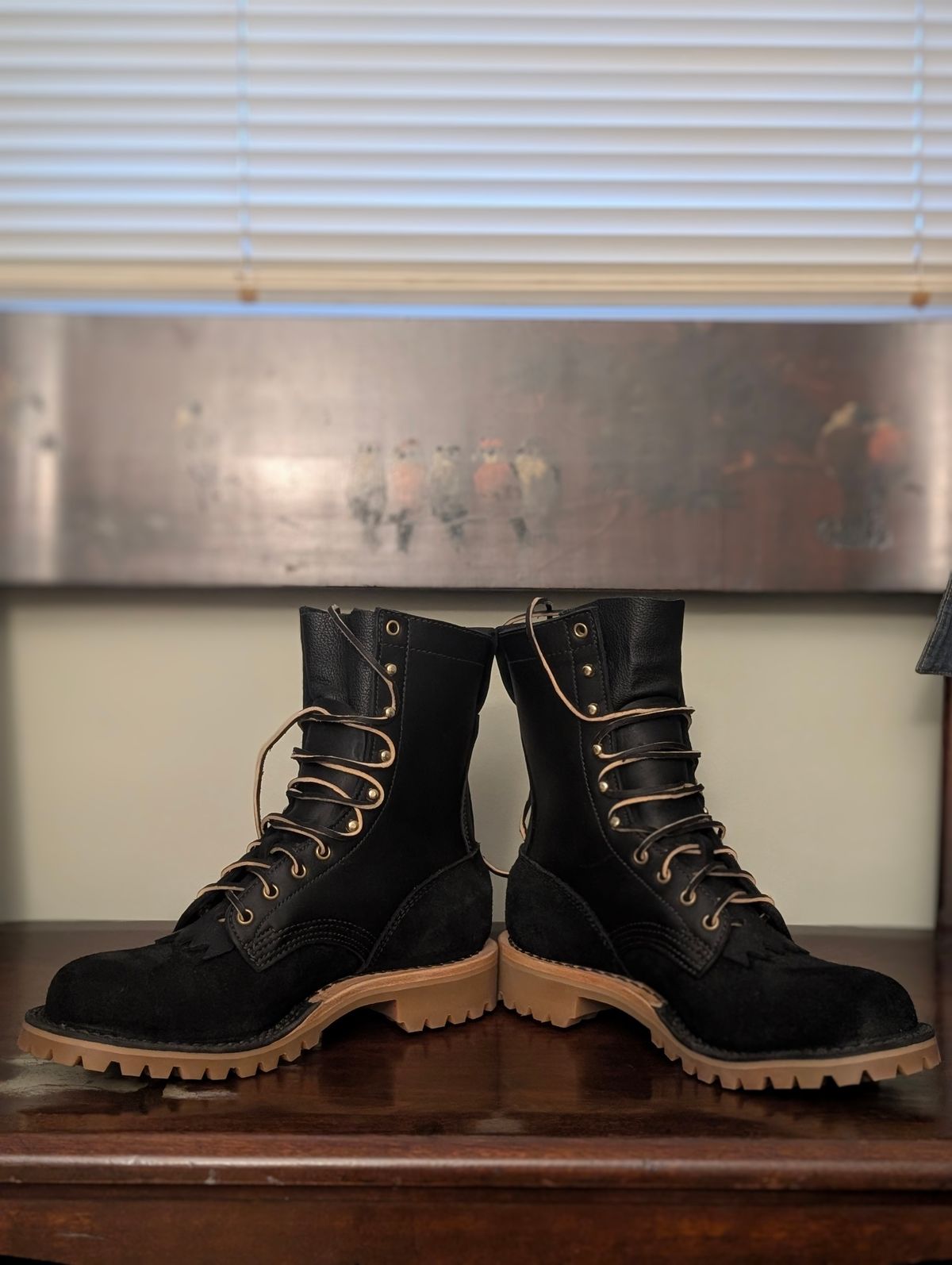 Photo by Ginde0666 on November 21, 2024 of the JK Boots O.T. in Seidel Black Oil Tan & Seidel Black Oil Tan.