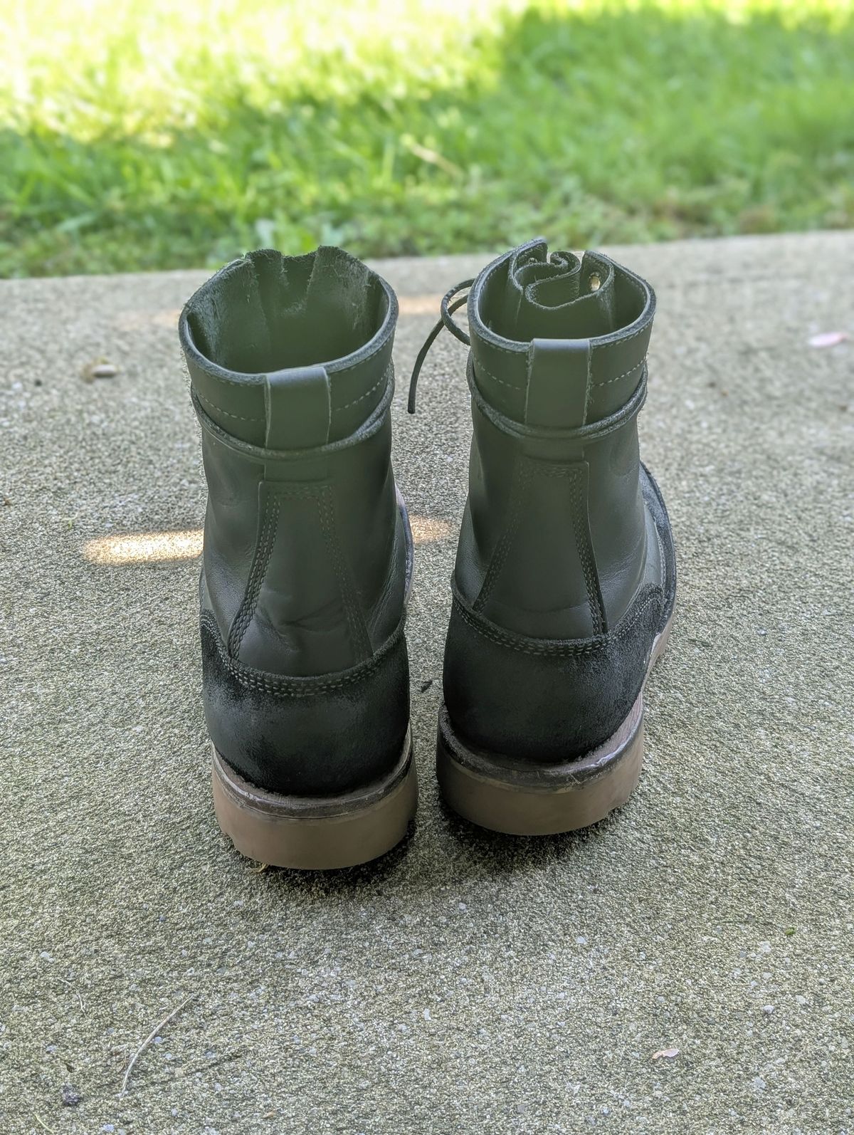 Photo by Ginde0666 on April 23, 2025 of the JK Boots O.T. in Seidel Black Oil Tan & Seidel Black Oil Tan.