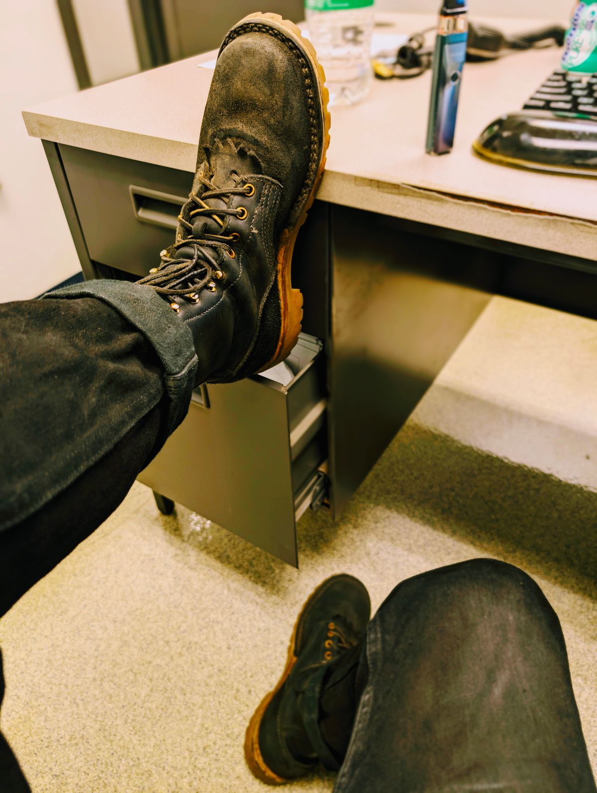 Photo by Ginde0666 on January 30, 2025 of the JK Boots O.T. in Seidel Black Oil Tan & Seidel Black Oil Tan.
