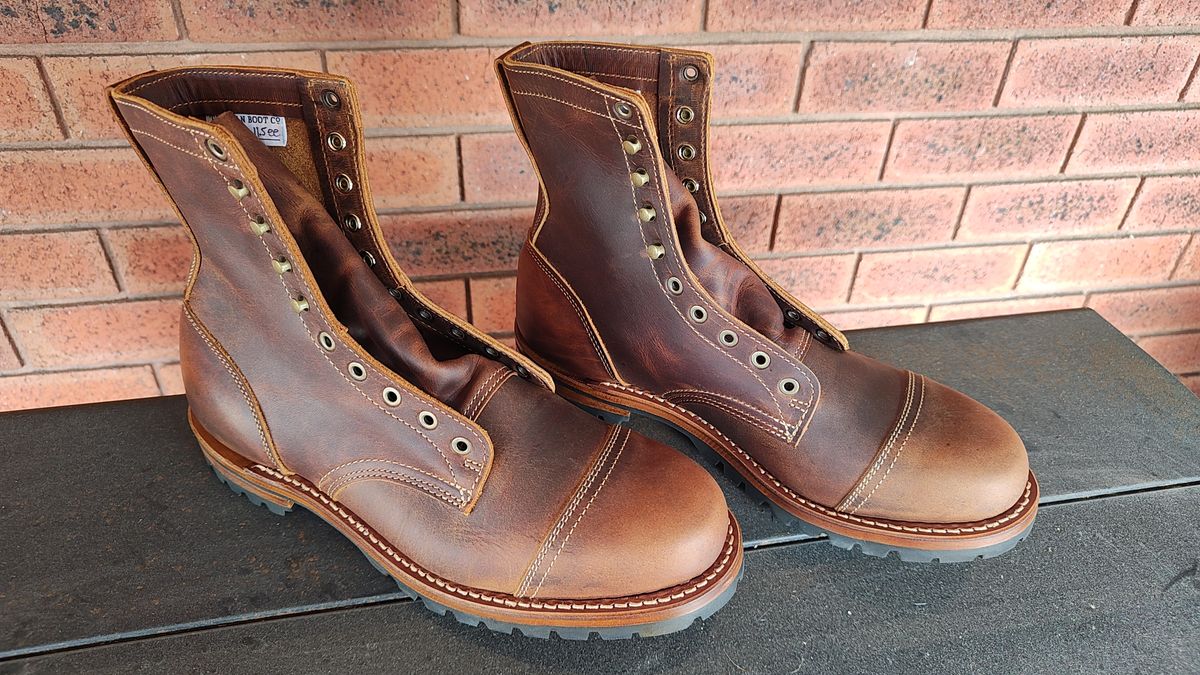 Photo by Malikian23 on September 17, 2025 of the Truman Upland Boot in Seidel Tobacco Snakebite.