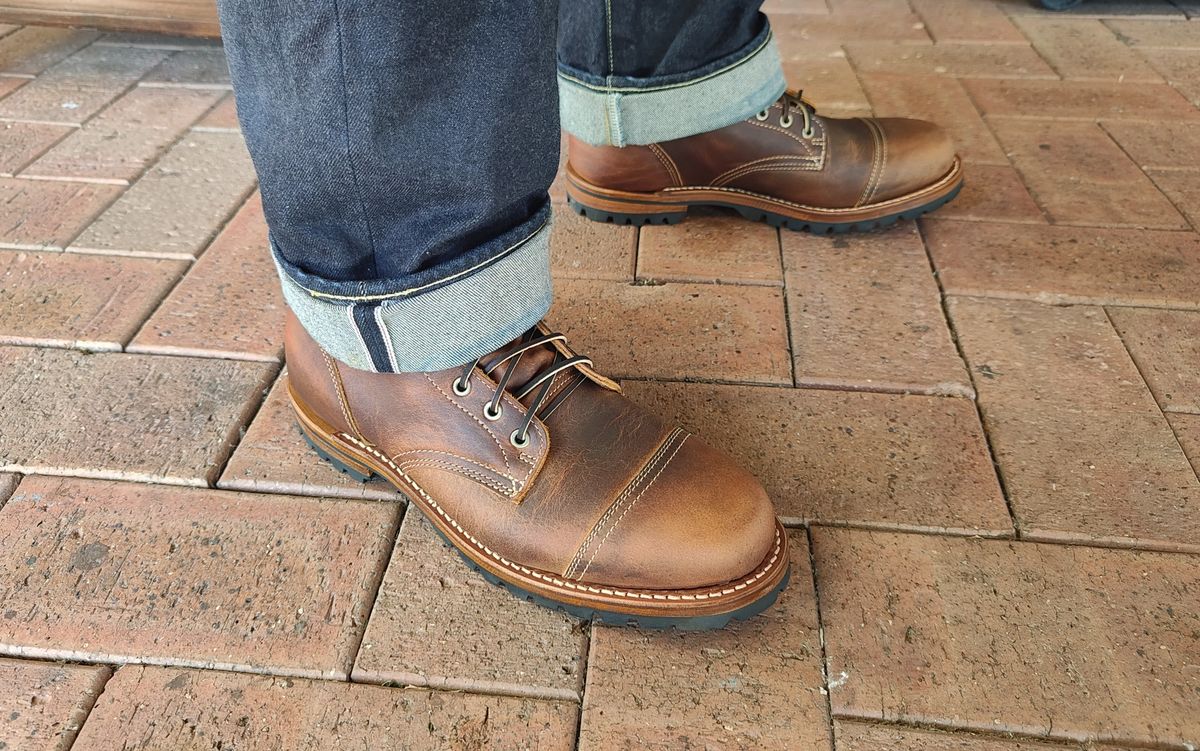 Photo by Malikian23 on October 1, 2025 of the Truman Upland Boot in Seidel Tobacco Snakebite.