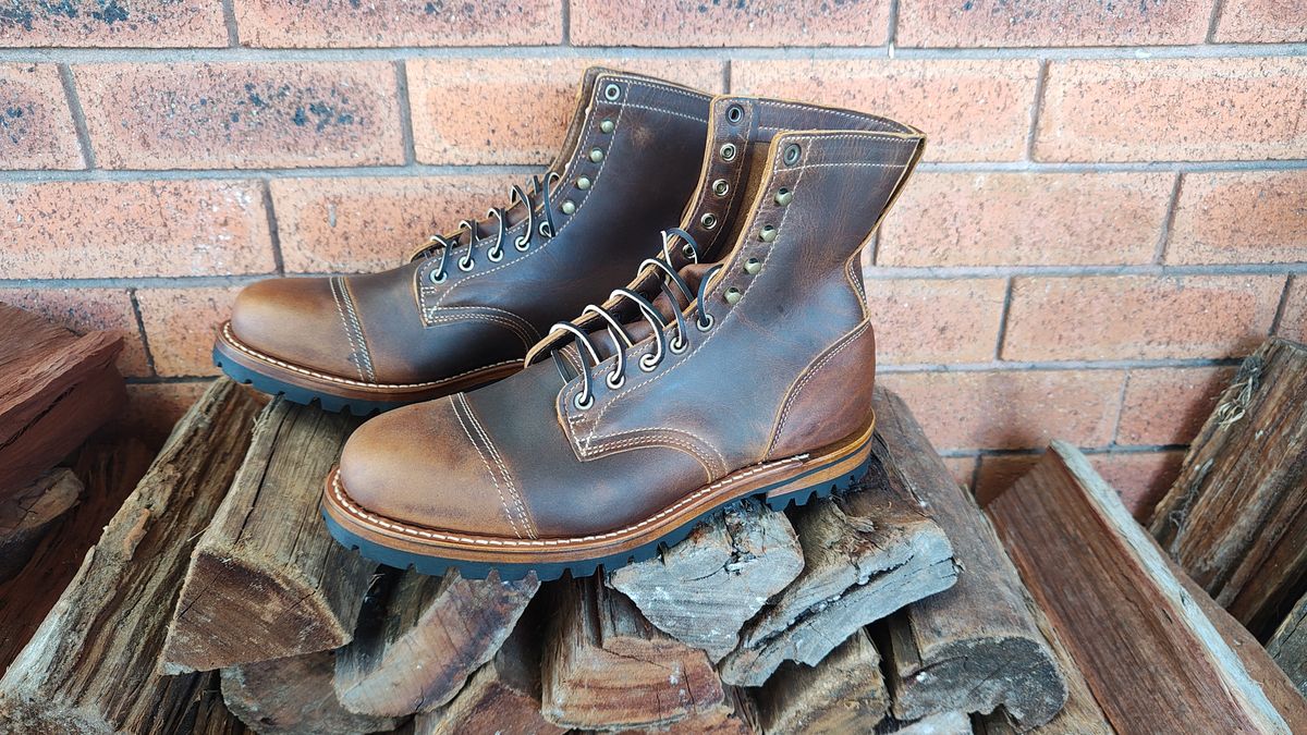 Photo by Malikian23 on October 1, 2025 of the Truman Upland Boot in Seidel Tobacco Snakebite.