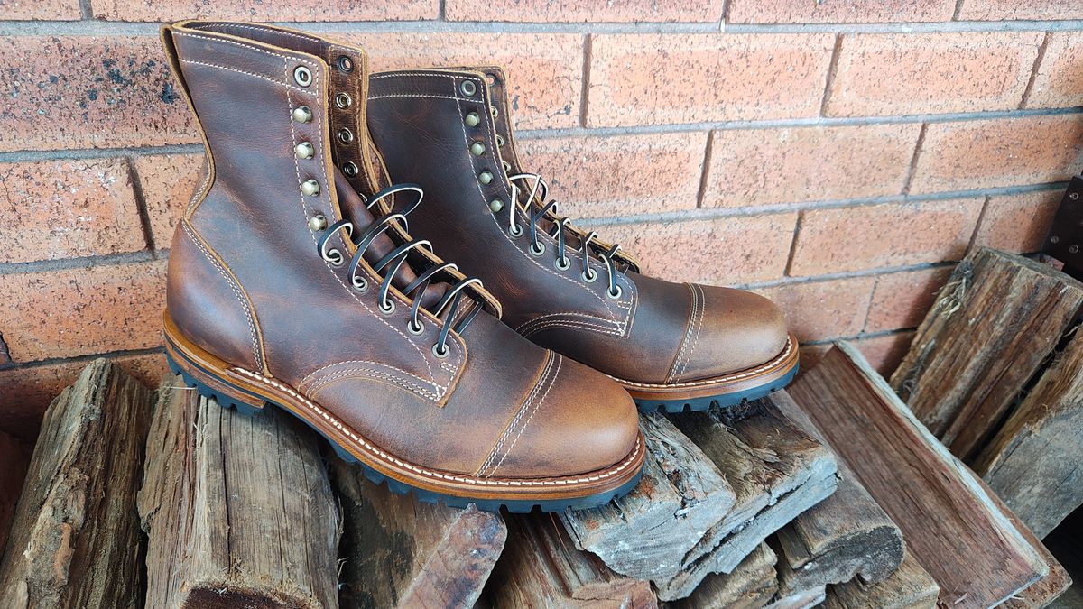 Photo by Malikian23 on October 1, 2025 of the Truman Upland Boot in Seidel Tobacco Snakebite.