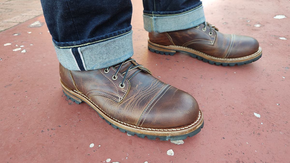 Photo by Malikian23 on October 16, 2025 of the Truman Upland Boot in Seidel Tobacco Snakebite.