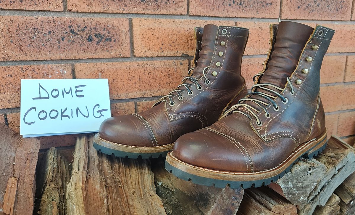 Photo by Malikian23 on November 1, 2025 of the Truman Upland Boot in Seidel Tobacco Snakebite.