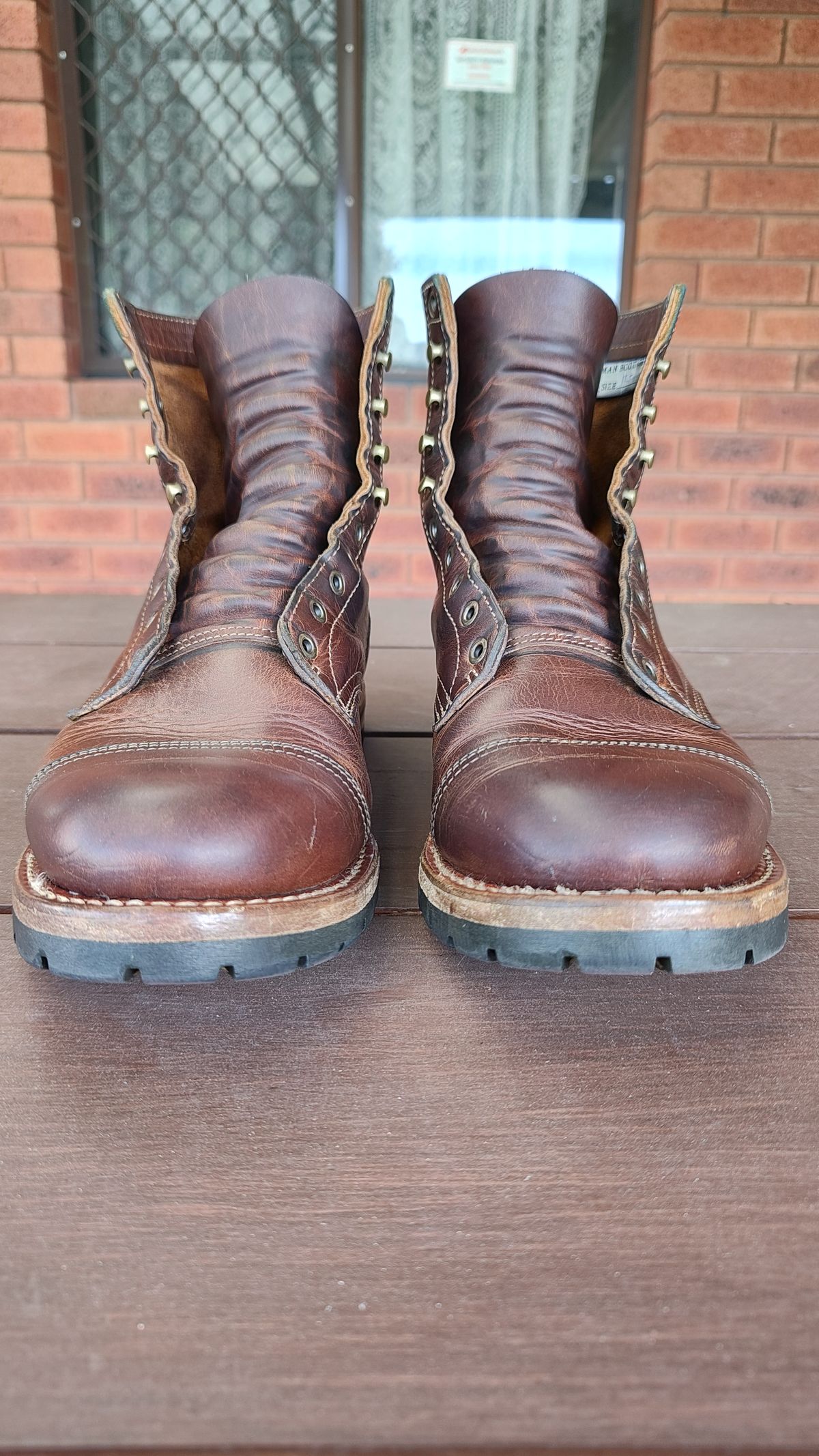 Photo by Malikian23 on January 2, 2026 of the Truman Upland Boot in Seidel Tobacco Snakebite.