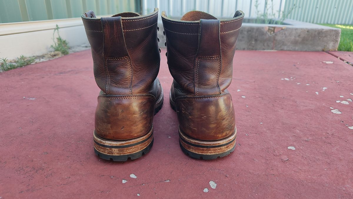 Photo by Malikian23 on February 2, 2026 of the Truman Upland Boot in Seidel Tobacco Snakebite.