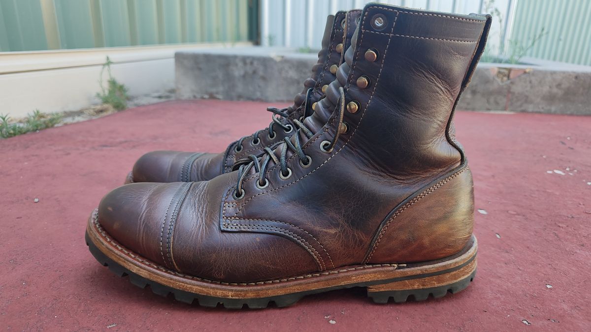 Photo by Malikian23 on February 2, 2026 of the Truman Upland Boot in Seidel Tobacco Snakebite.