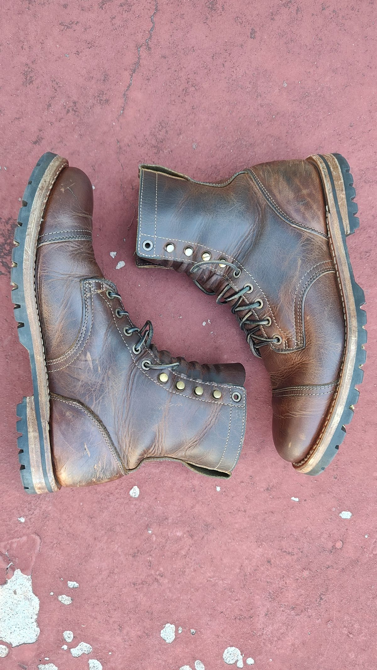 Photo by Malikian23 on February 2, 2026 of the Truman Upland Boot in Seidel Tobacco Snakebite.