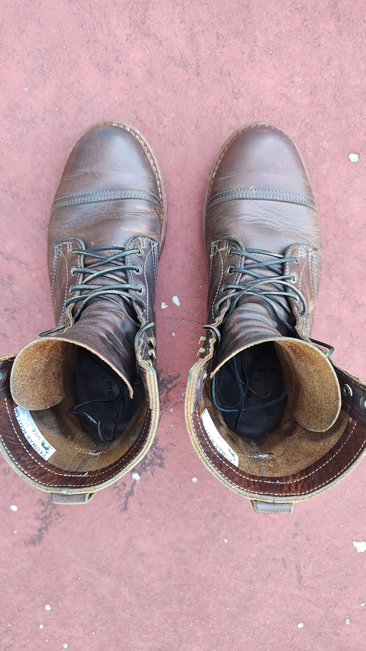 Photo by Malikian23 on February 2, 2026 of the Truman Upland Boot in Seidel Tobacco Snakebite.