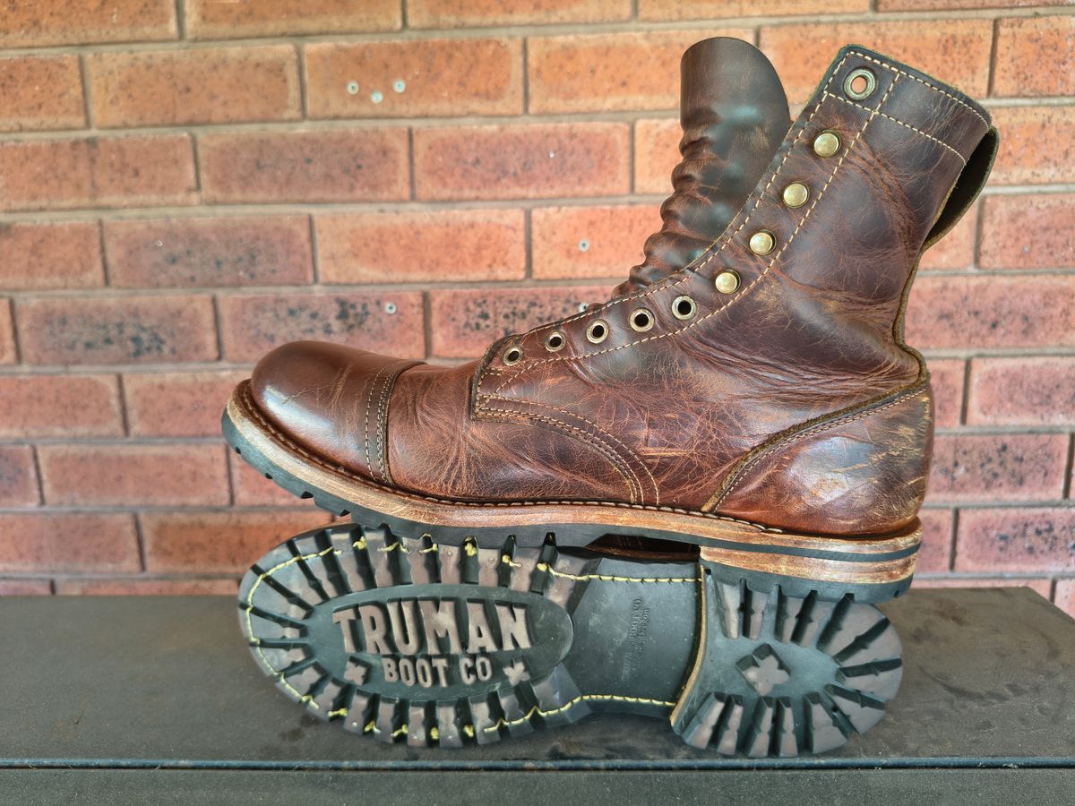 Photo by Malikian23 on March 1, 2026 of the Truman Upland Boot in Seidel Tobacco Snakebite.