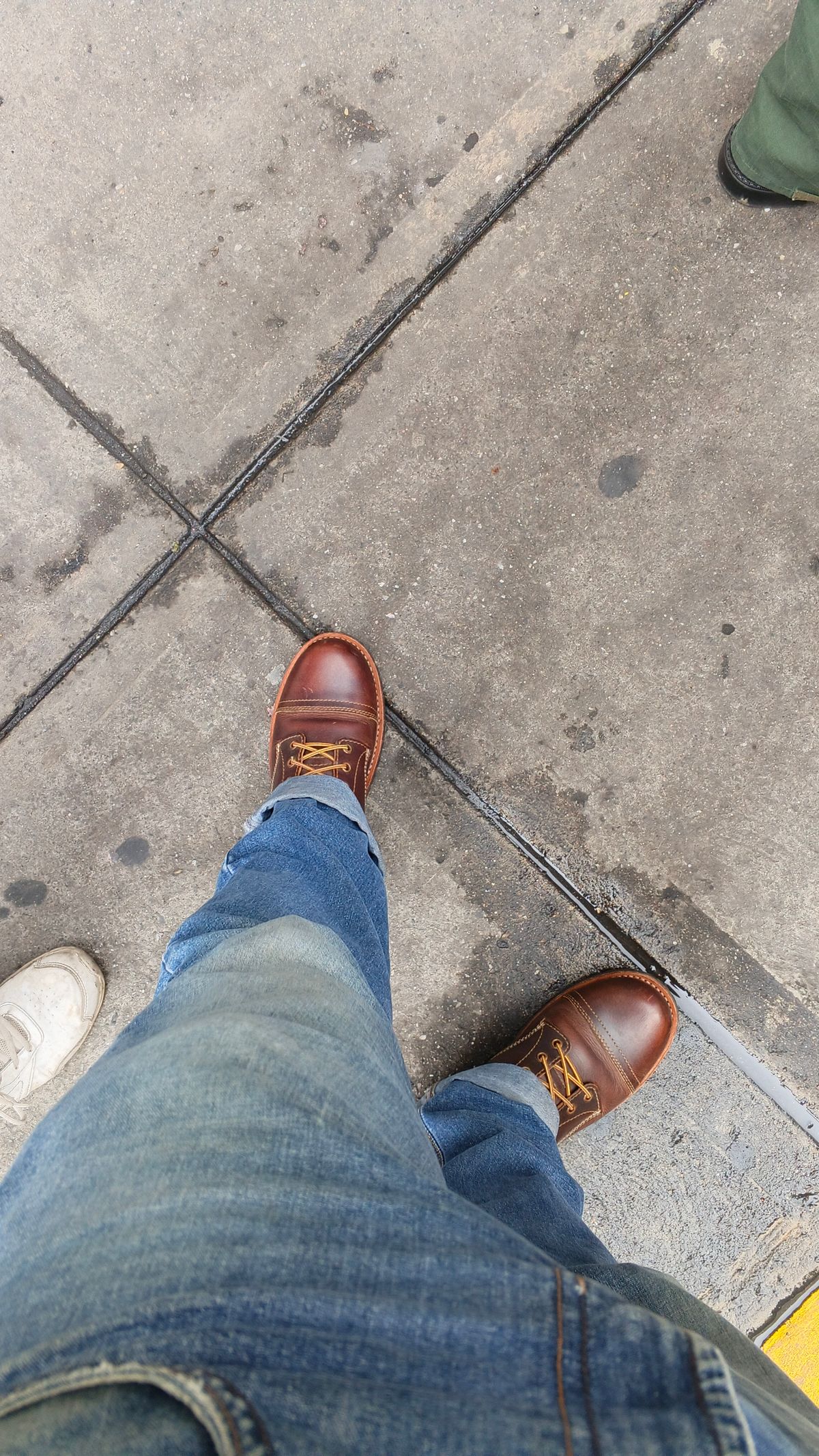 Photo by JoALE555 on May 25, 2026 of the Craft & Glory Ranger Boots in Craft & Glory / Full Grain Water Buffalo - Vintage Brown.