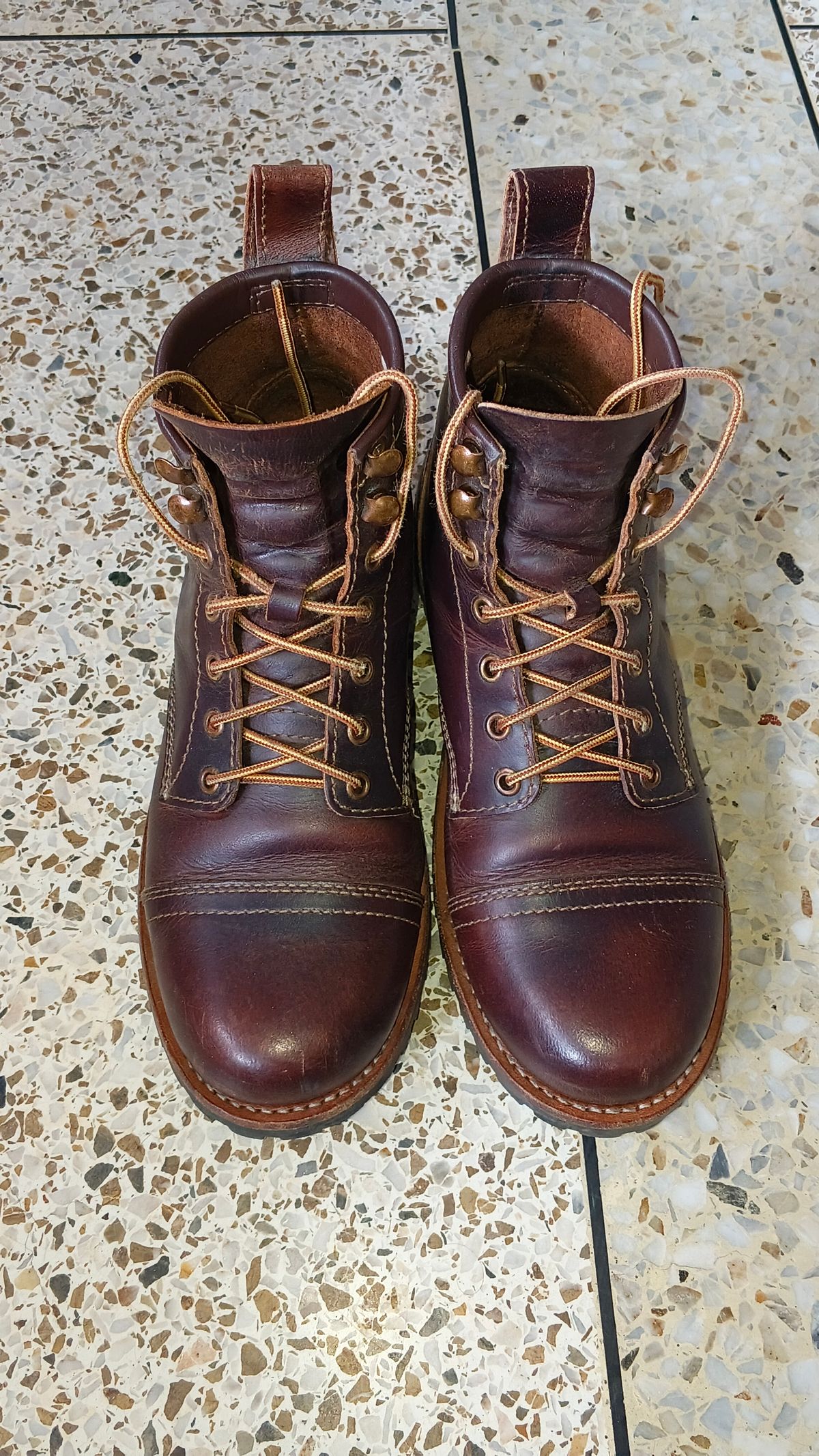 Photo by JoALE555 on June 16, 2026 of the Craft & Glory Ranger Boots in Craft & Glory / Full Grain Water Buffalo - Vintage Brown.