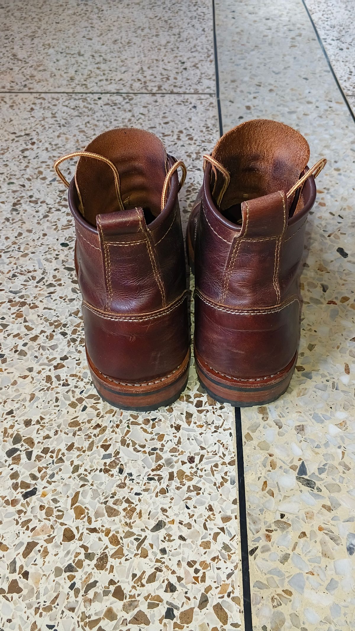 Photo by JoALE555 on June 16, 2026 of the Craft & Glory Ranger Boots in Craft & Glory / Full Grain Water Buffalo - Vintage Brown.