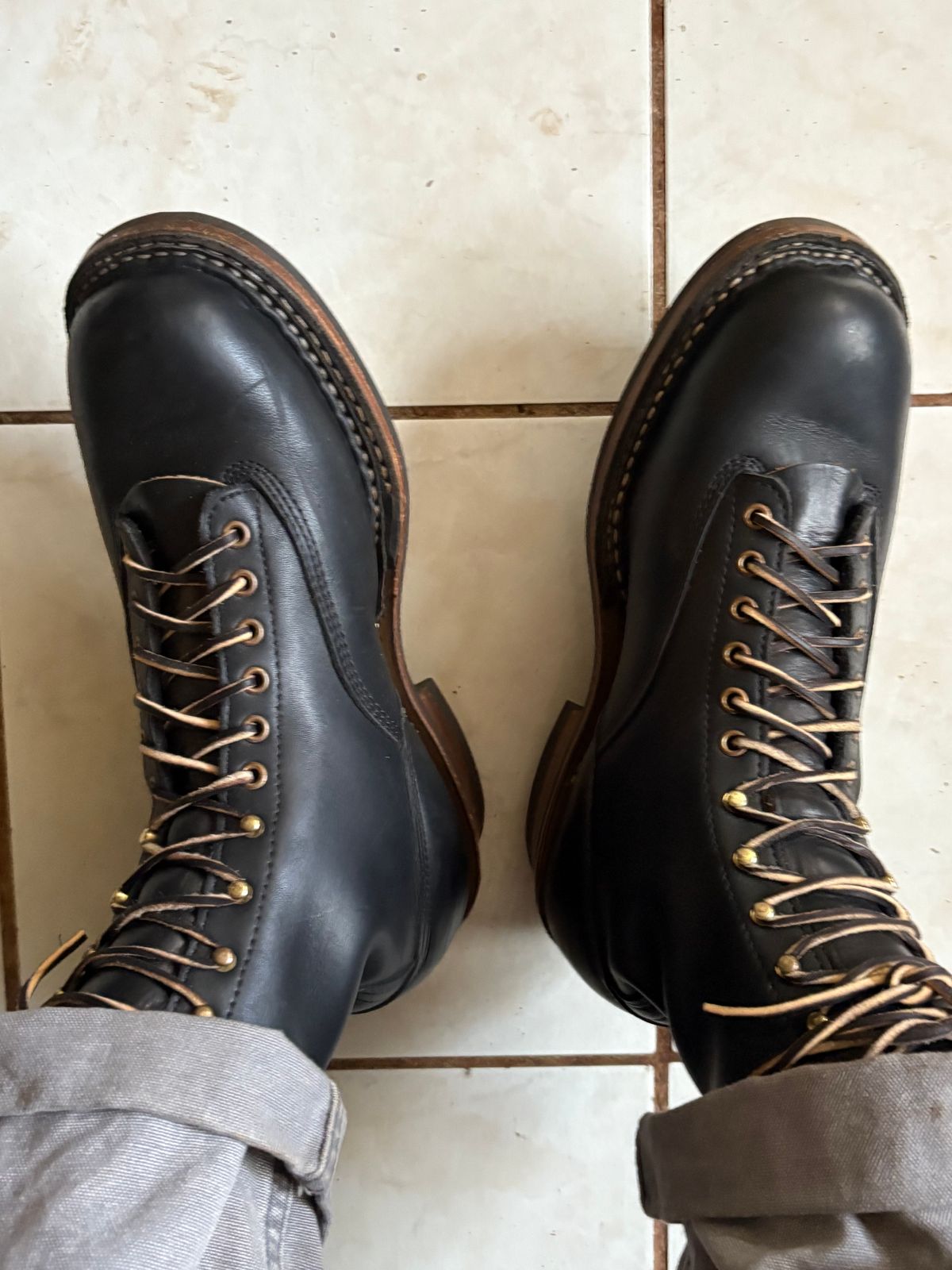 Photo by Apprehensivebootbuyer on April 3, 2025 of the White's Farmer/Rancher in Black.