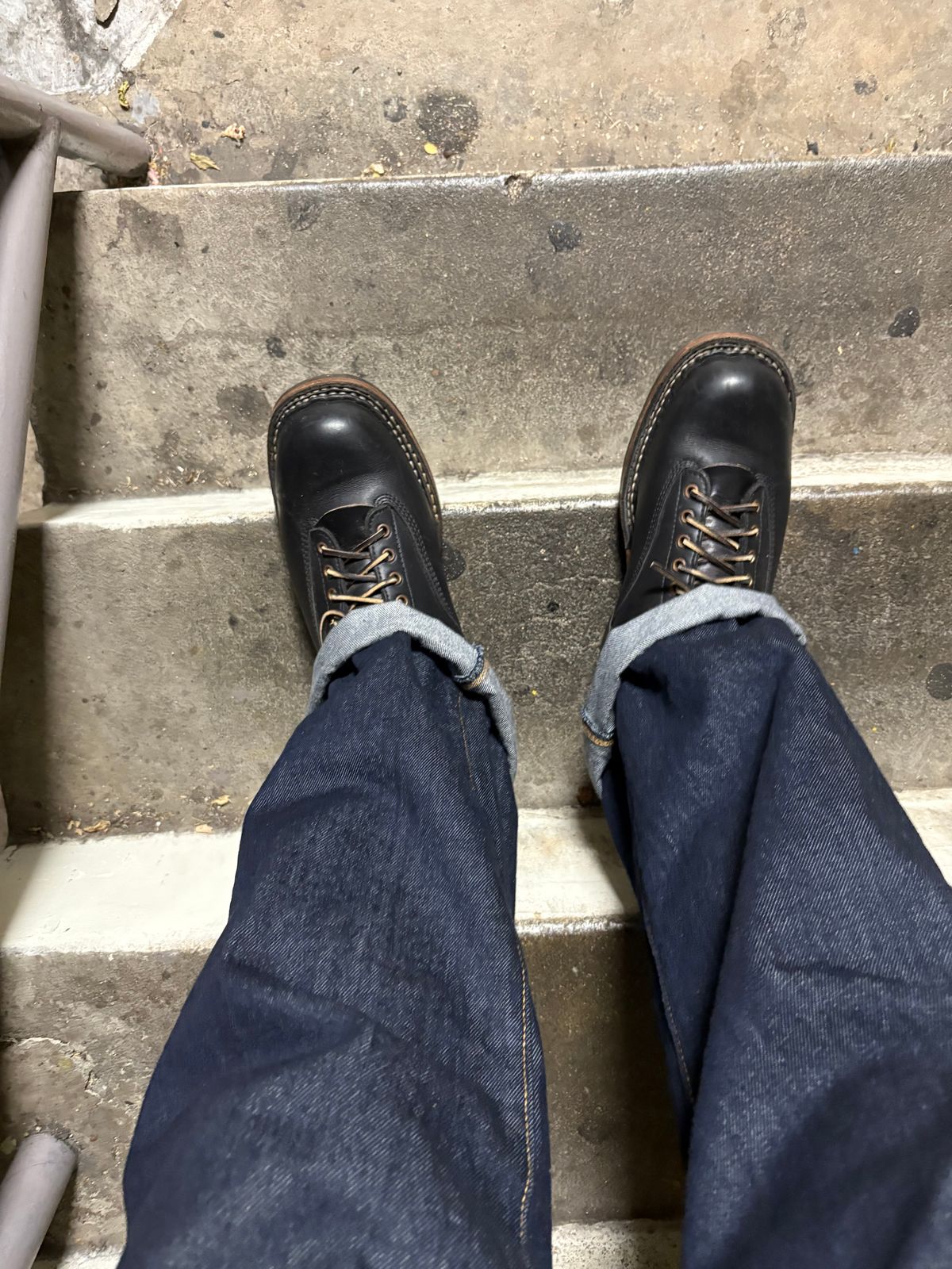 Photo by typist on May 5, 2025 of the White's Farmer/Rancher in Black.