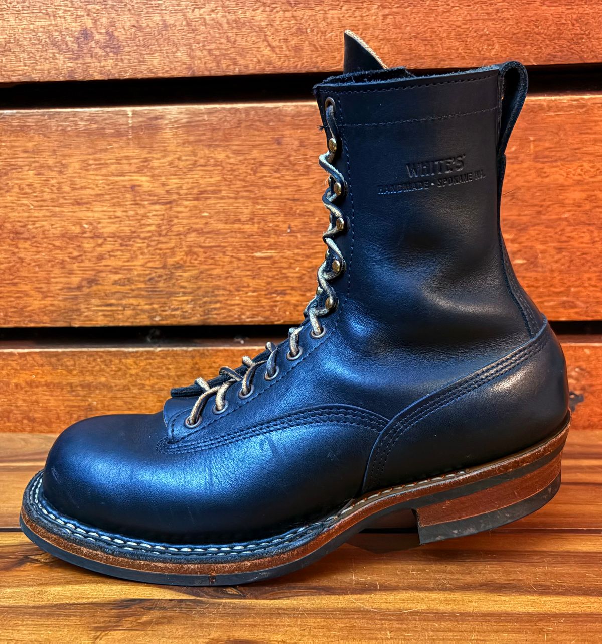 Photo by Apprehensivebootbuyer on July 9, 2025 of the White's Farmer/Rancher in Black.