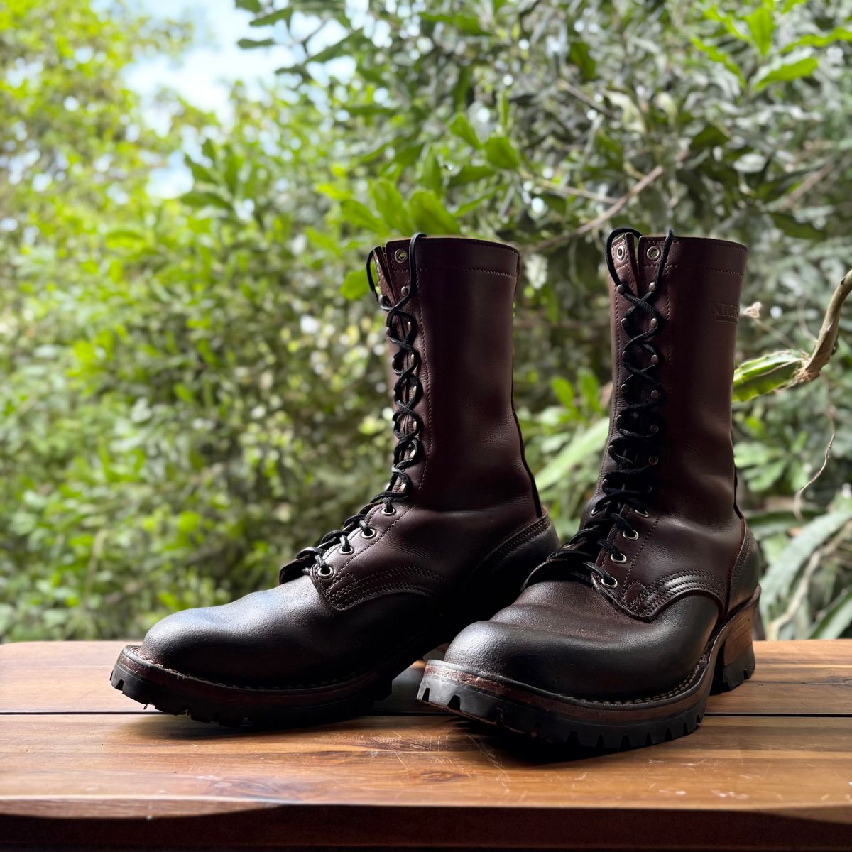 Photo by Apprehensivebootbuyer on February 28, 2026 of the Nicks BuilderPro in Seidel 1964 Brown Roughout & Seidel 1964 Brown.