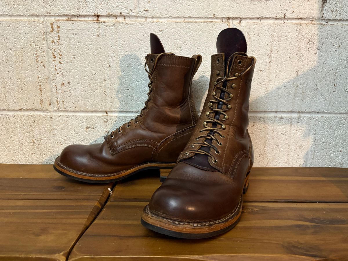 Photo by Apprehensivebootbuyer on December 1, 2025 of the Drew's Boots 8-inch Work Boot in Rowdy Smooth.