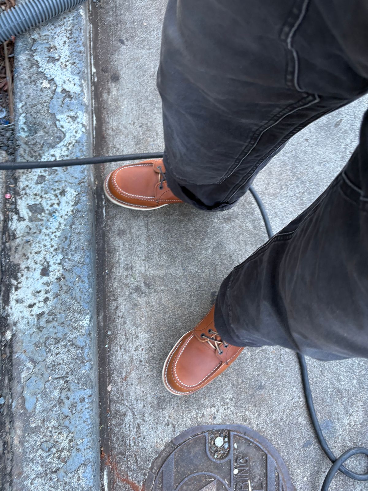 Photo by Apprehensivebootbuyer on November 28, 2025 of the Red Wing 10877 in S.B. Foot Oro-Iginal.