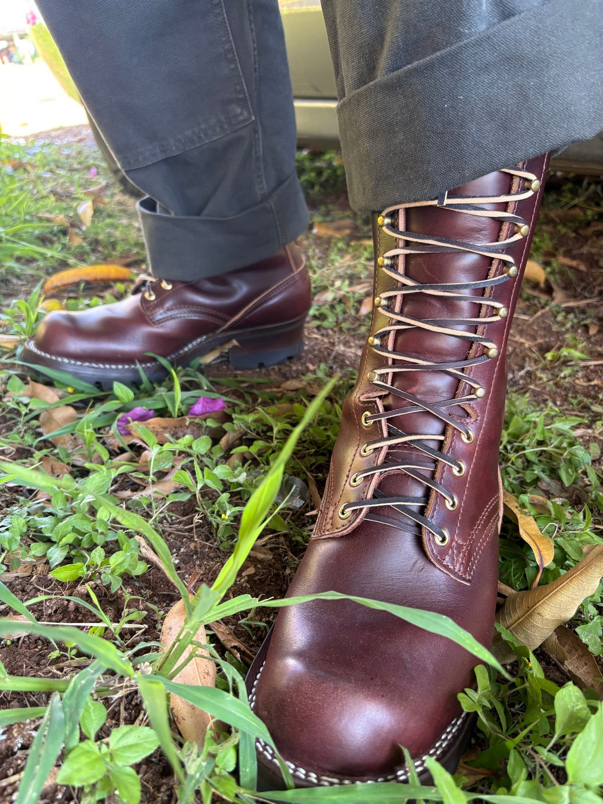 Photo by Apprehensivebootbuyer on January 18, 2026 of the Nicks BuilderProHD in 64 Brown Double Shot.