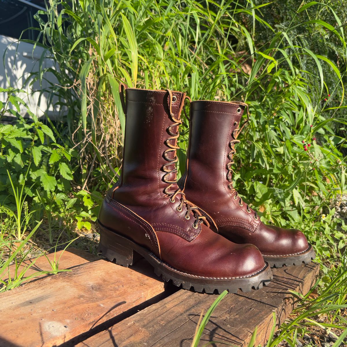 Photo by Apprehensivebootbuyer on April 29, 2026 of the Nicks BuilderProHD in 64 Brown Double Shot.