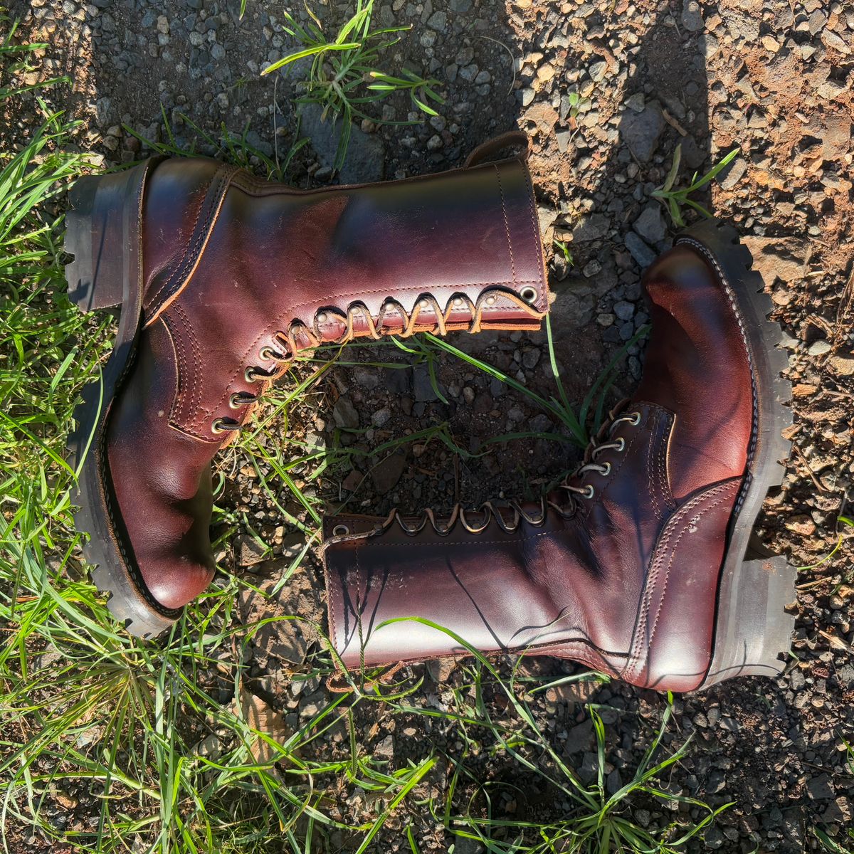 Photo by Apprehensivebootbuyer on April 29, 2026 of the Nicks BuilderProHD in 64 Brown Double Shot.