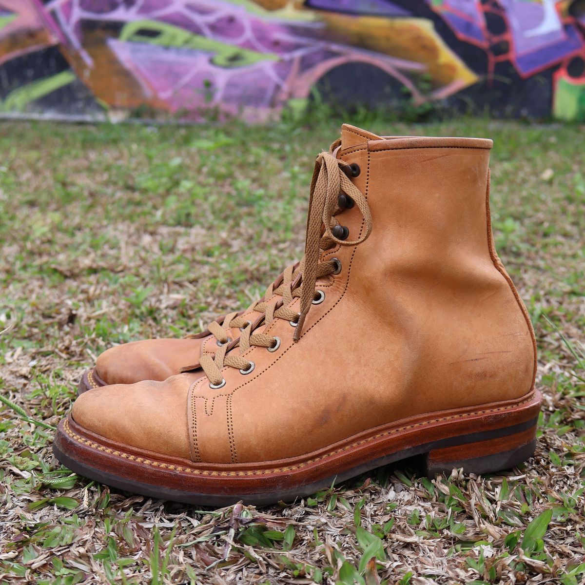 Photo by dhio on April 1, 2026 of the Mora Son Shoes Gelada in Maryam Natural Horsebutt.