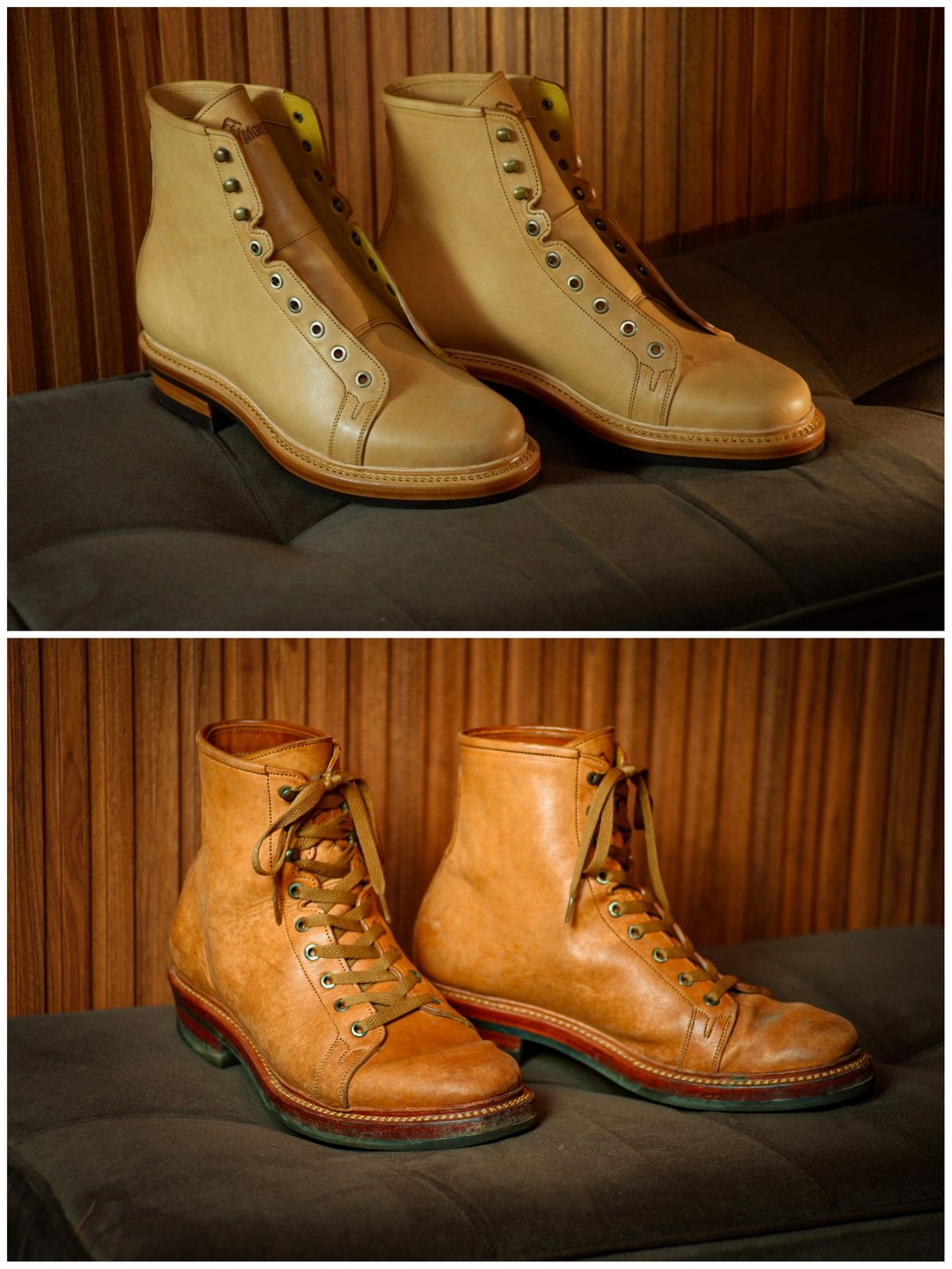 Photo by dhio on April 4, 2026 of the Mora Son Shoes Gelada in Maryam Natural Horsebutt.