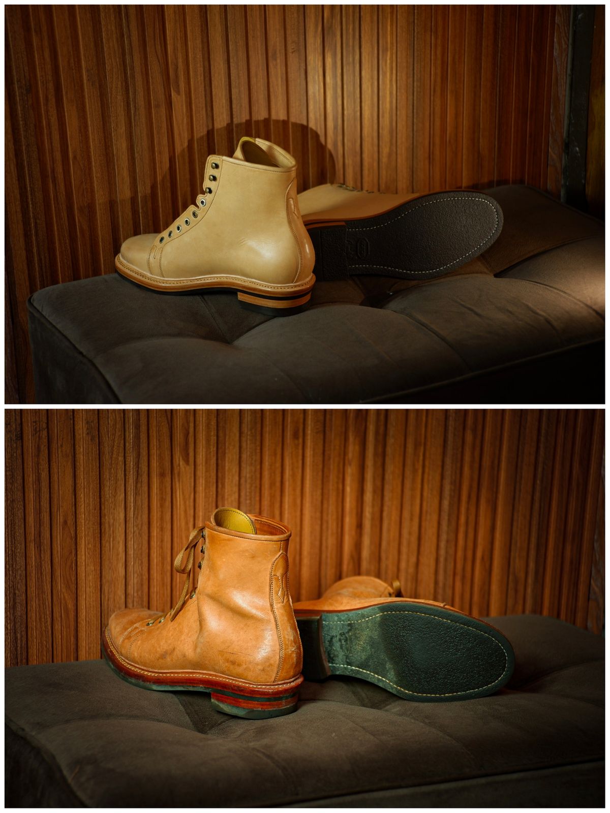 Photo by dhio on April 4, 2026 of the Mora Son Shoes Gelada in Maryam Natural Horsebutt.