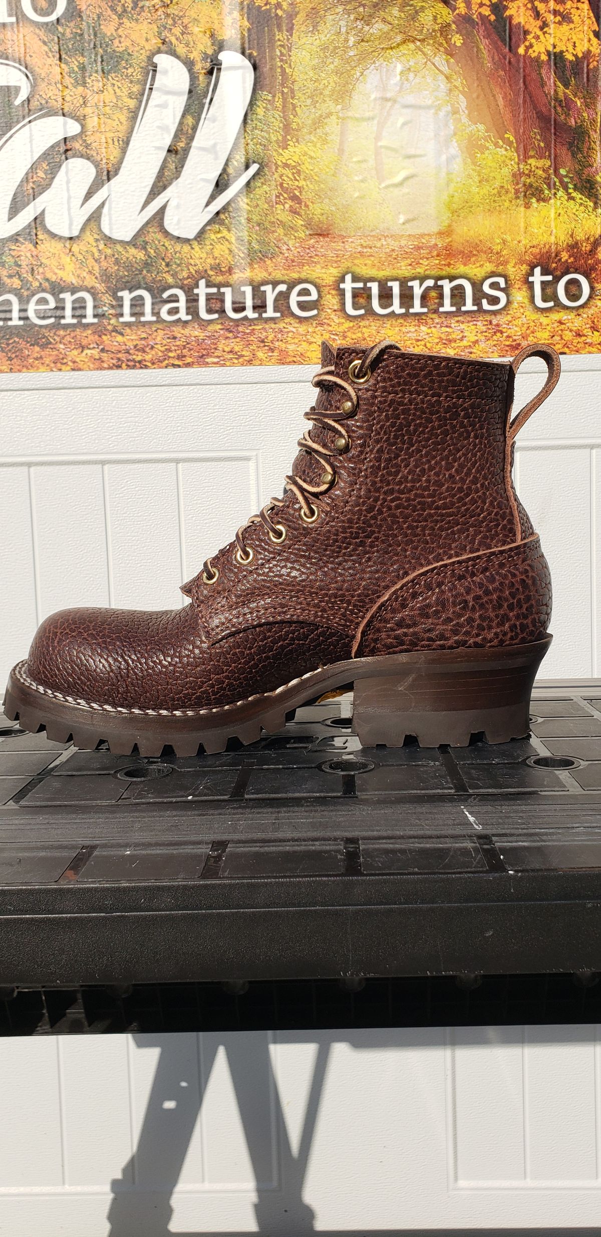 Photo by jclong74 on October 1, 2025 of the Nicks BuilderPro in Nicks Walnut Bullhide.