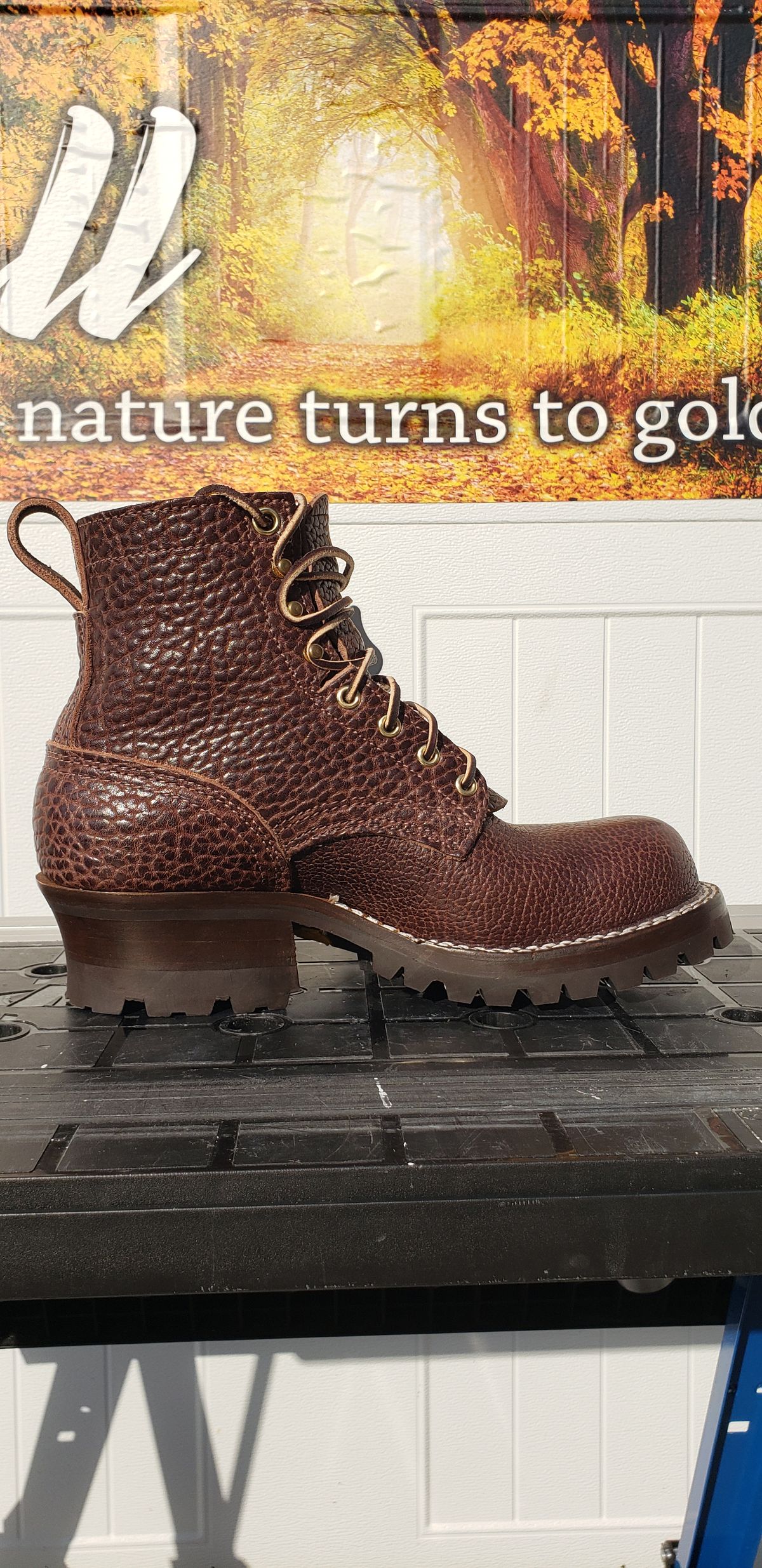Photo by jclong74 on October 1, 2025 of the Nicks BuilderPro in Nicks Walnut Bullhide.