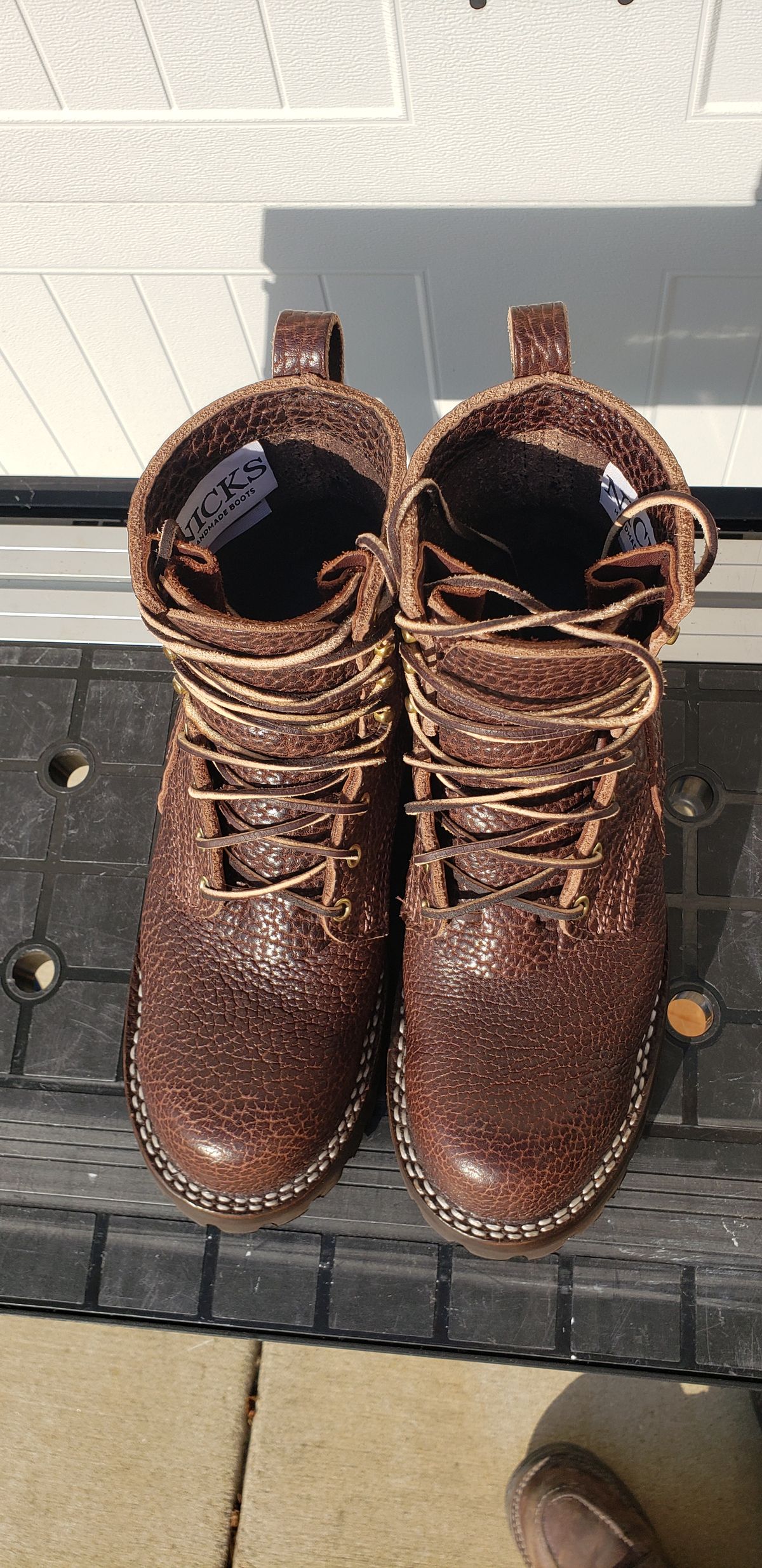 Photo by jclong74 on October 1, 2025 of the Nicks BuilderPro in Nicks Walnut Bullhide.