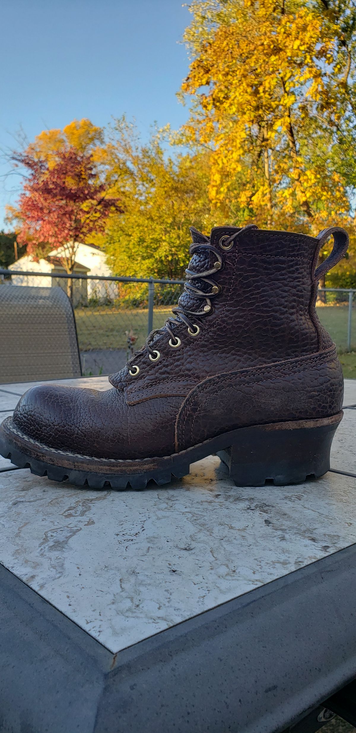Photo by jclong74 on November 5, 2025 of the Nicks BuilderPro in Nicks Walnut Bullhide.
