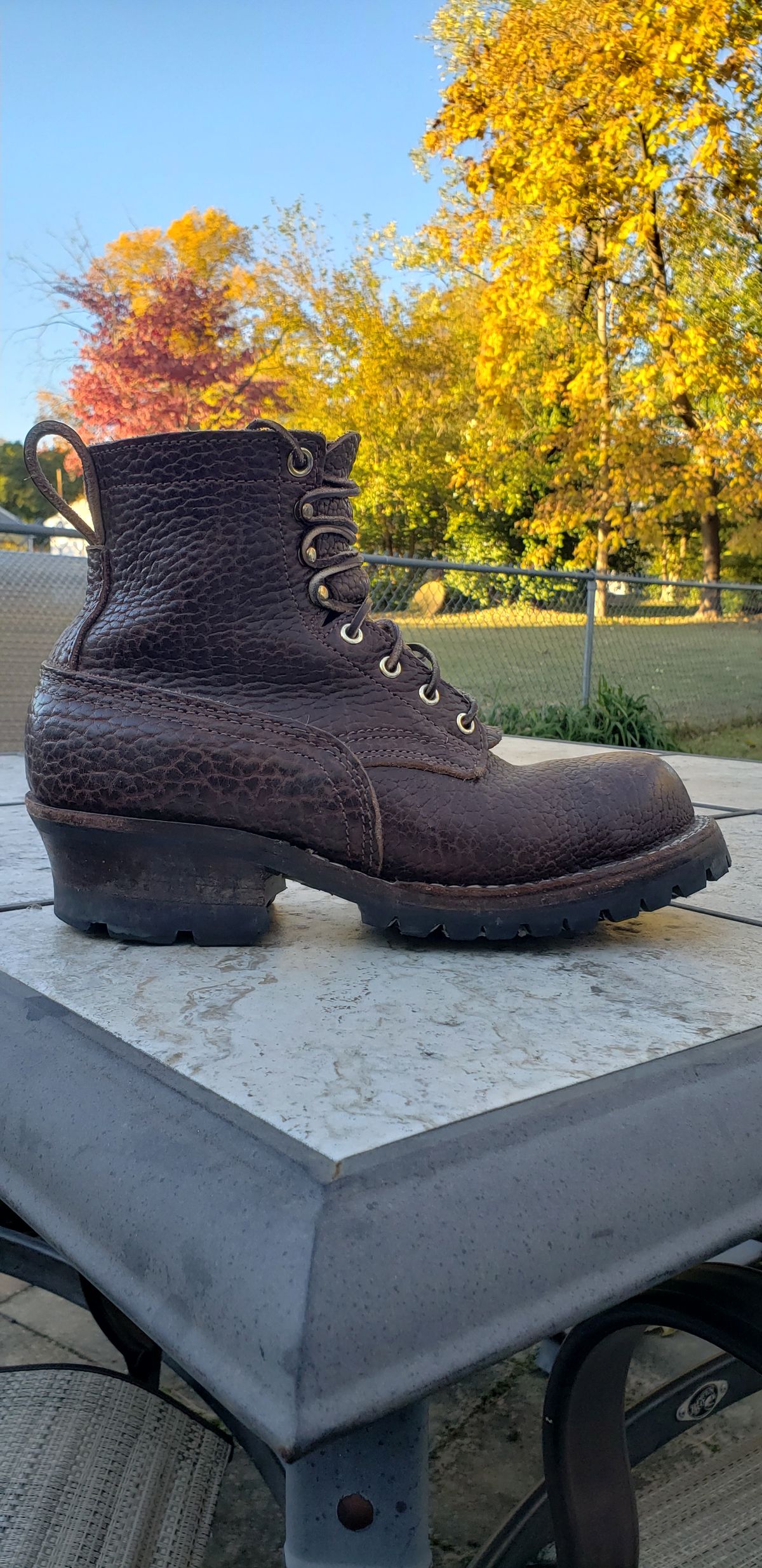 Photo by jclong74 on November 5, 2025 of the Nicks BuilderPro in Nicks Walnut Bullhide.